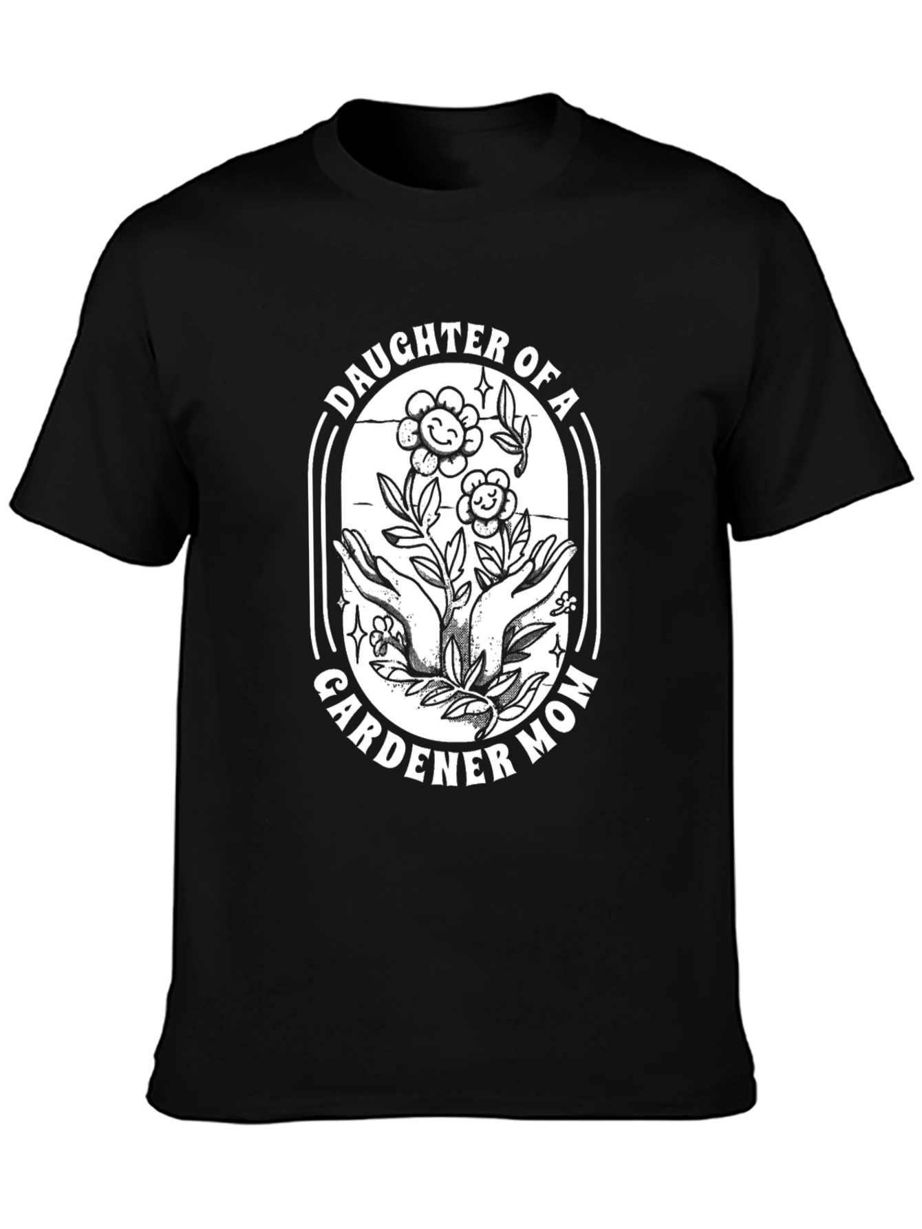 Daughter of a Gardener Mom Graphic T-Shirt