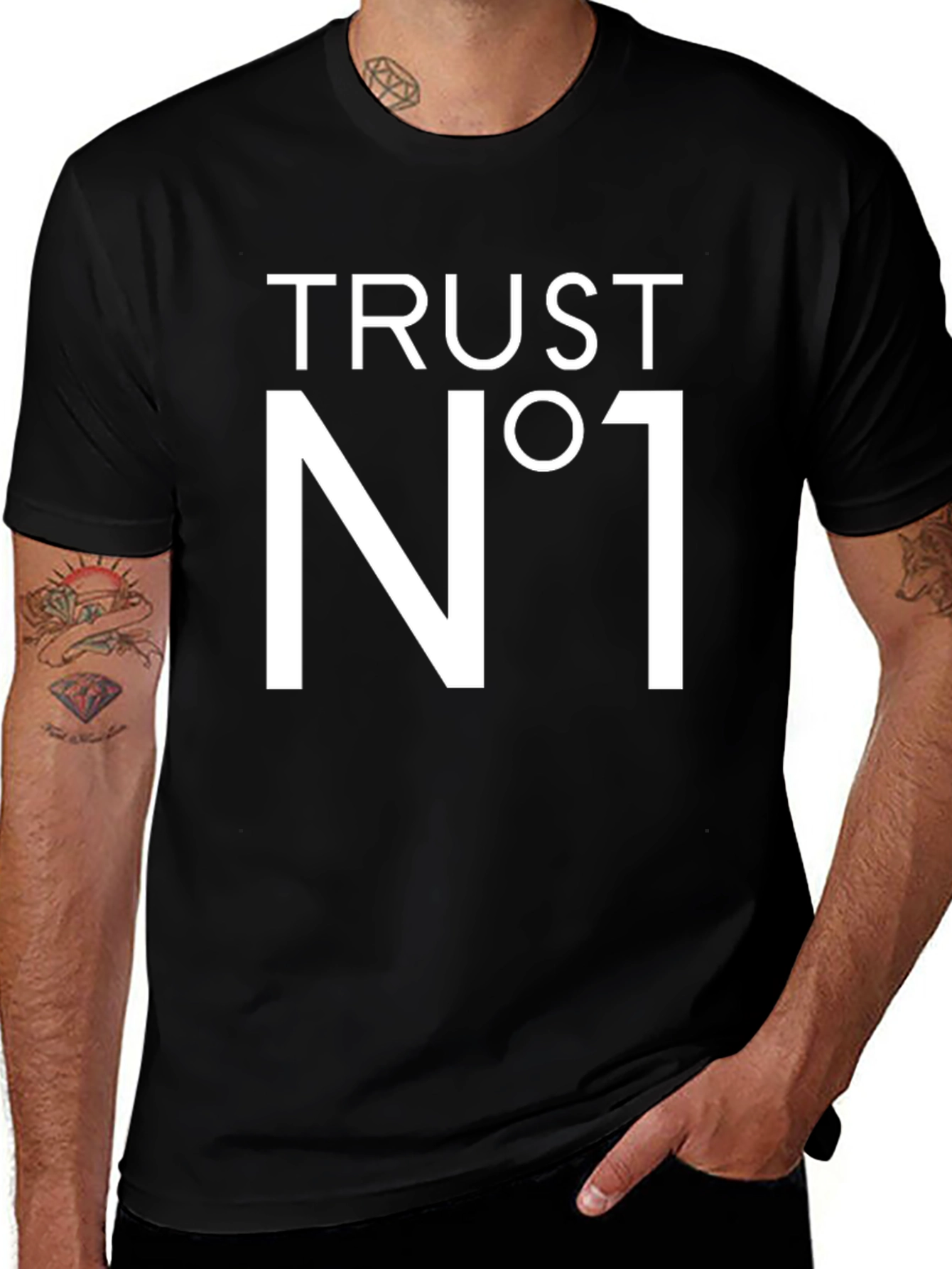 Trust No One Black T-Shirt