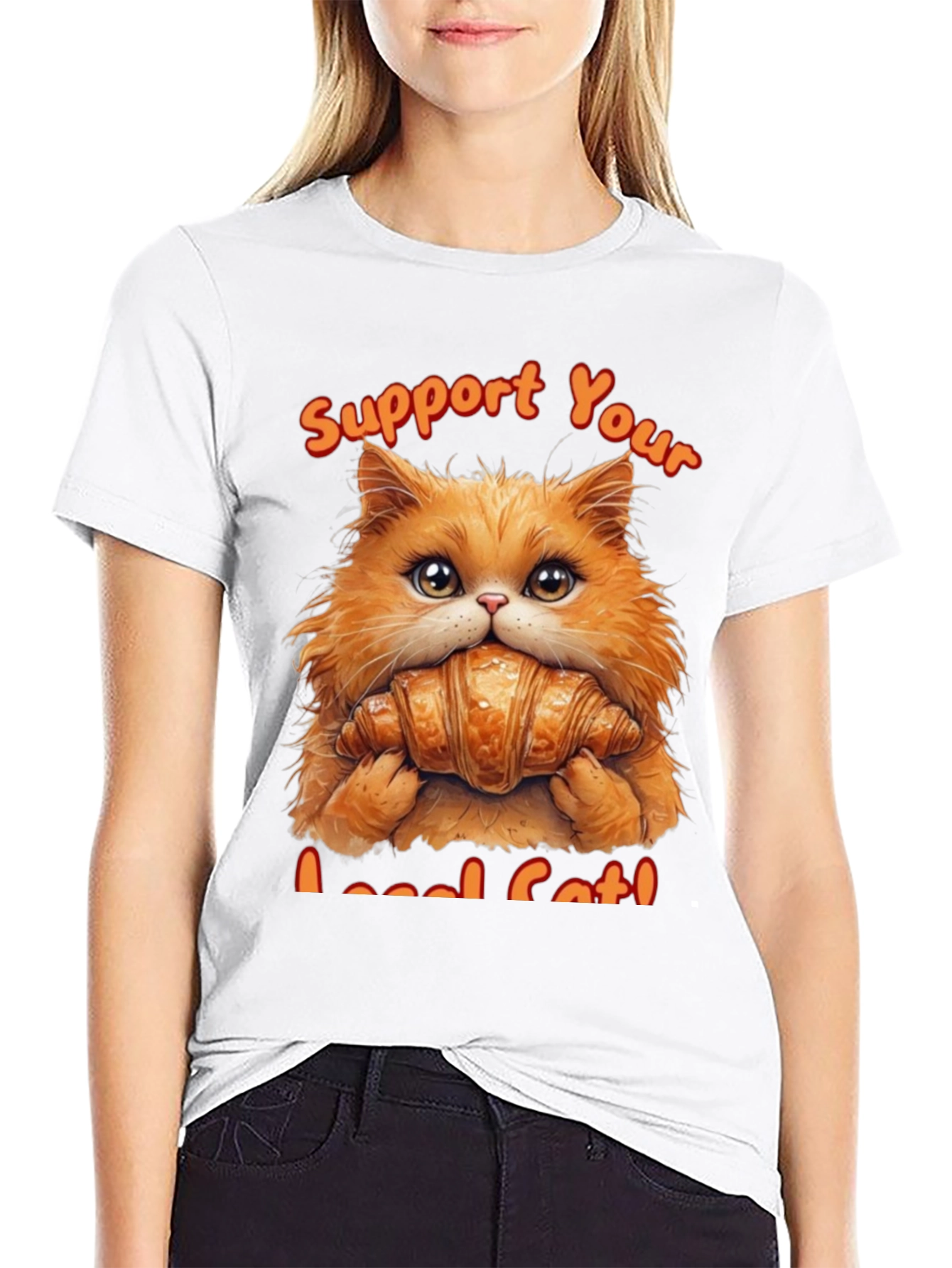 Support Your Local Cat T-Shirt