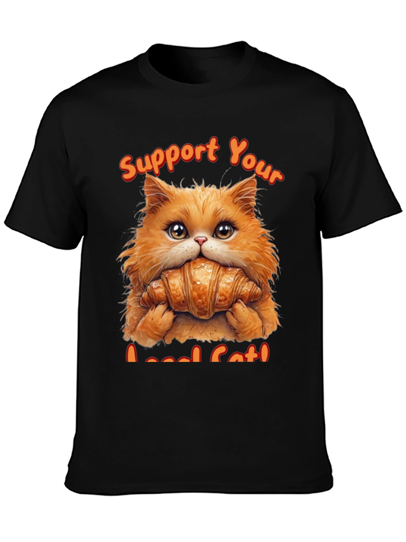 Support Your Local Cat T-Shirt