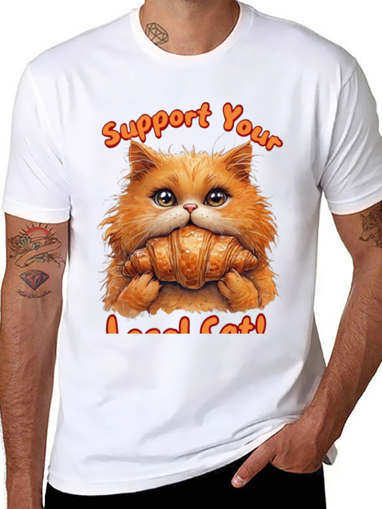 Support Your Local Cat T-Shirt