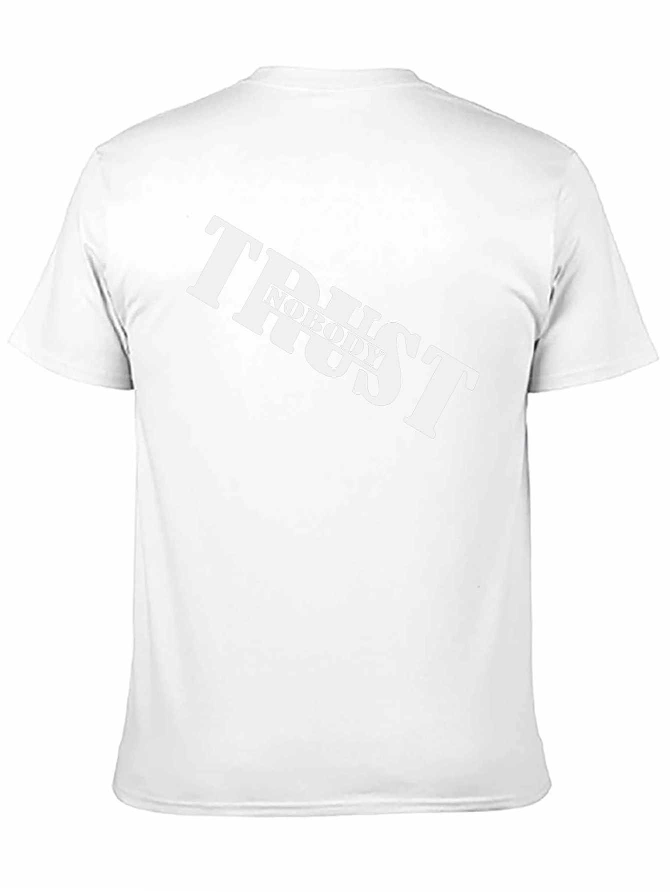 Trust Nobody Graphic Black T-Shirt