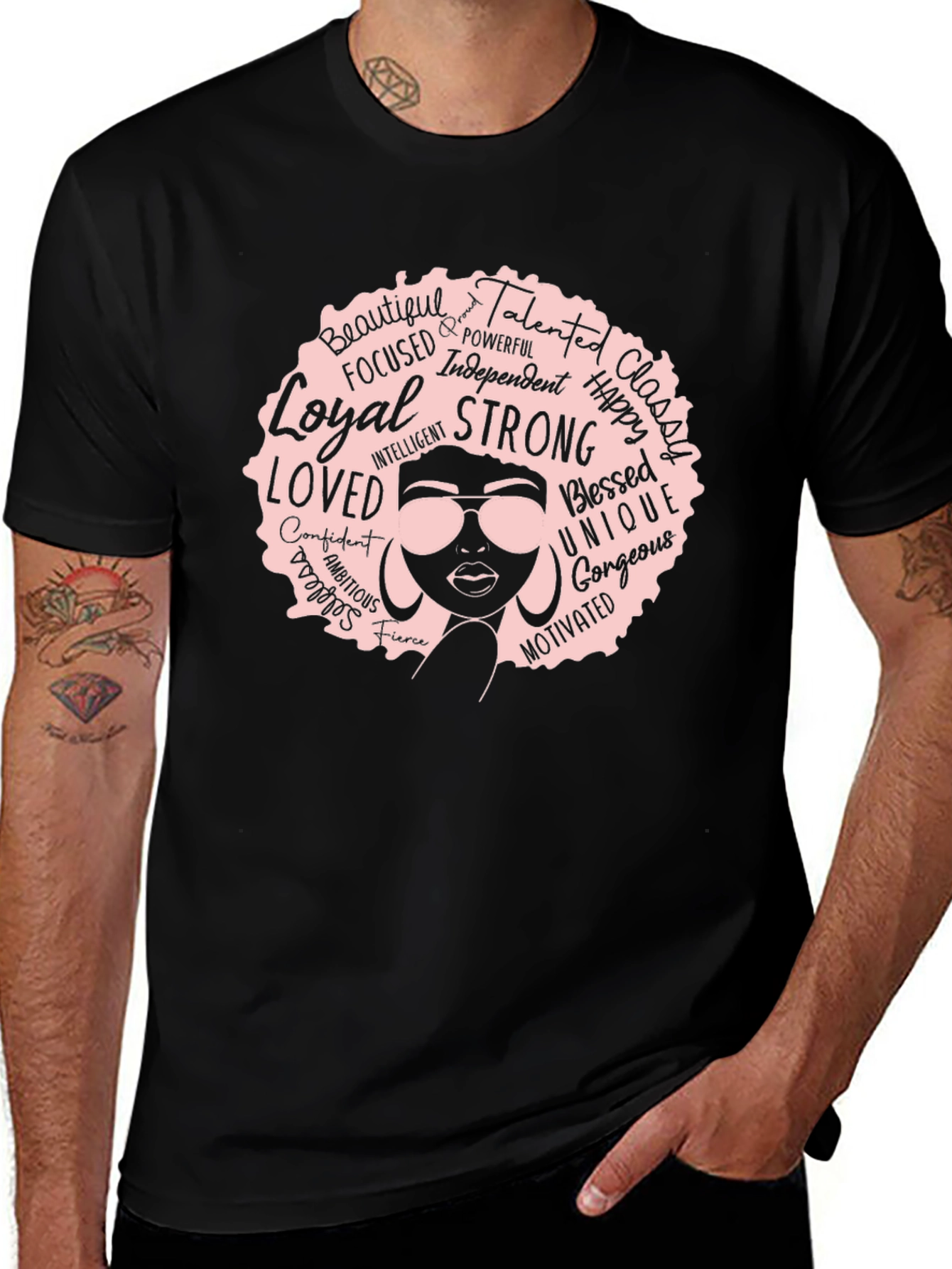 Strong Black Woman Graphic T-Shirt