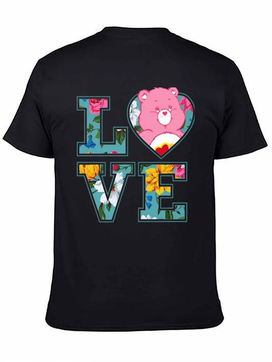 Love Floral Bear Graphic Tee
