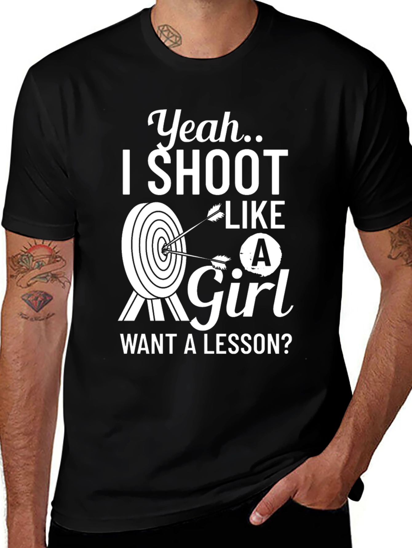 Yeah I Shoot Like A Girl T-Shirt