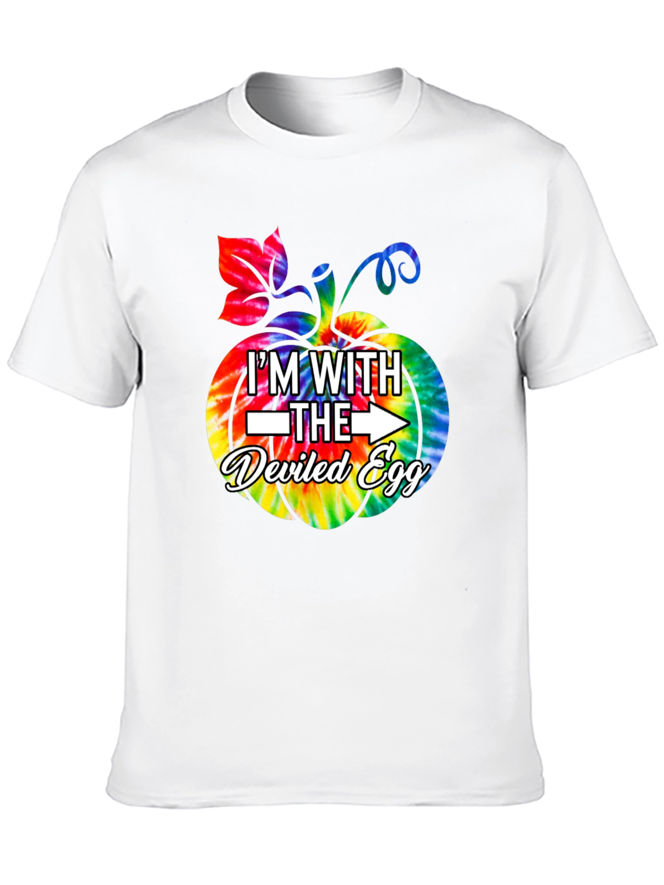 Im With The Deviled Egg Halloween Pumpkin T-Shirt