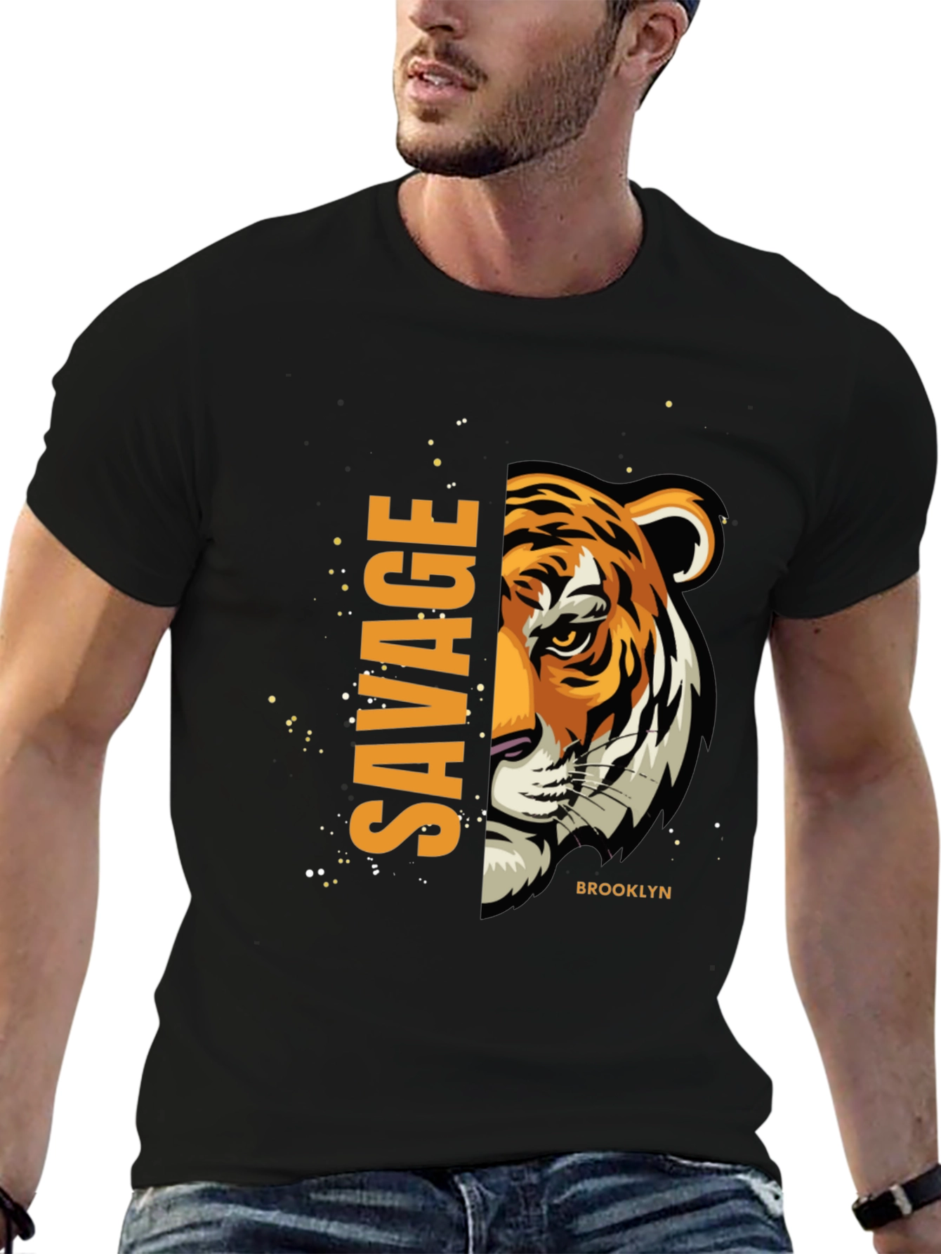 Savage Tiger Graphic Tee - Brooklyn