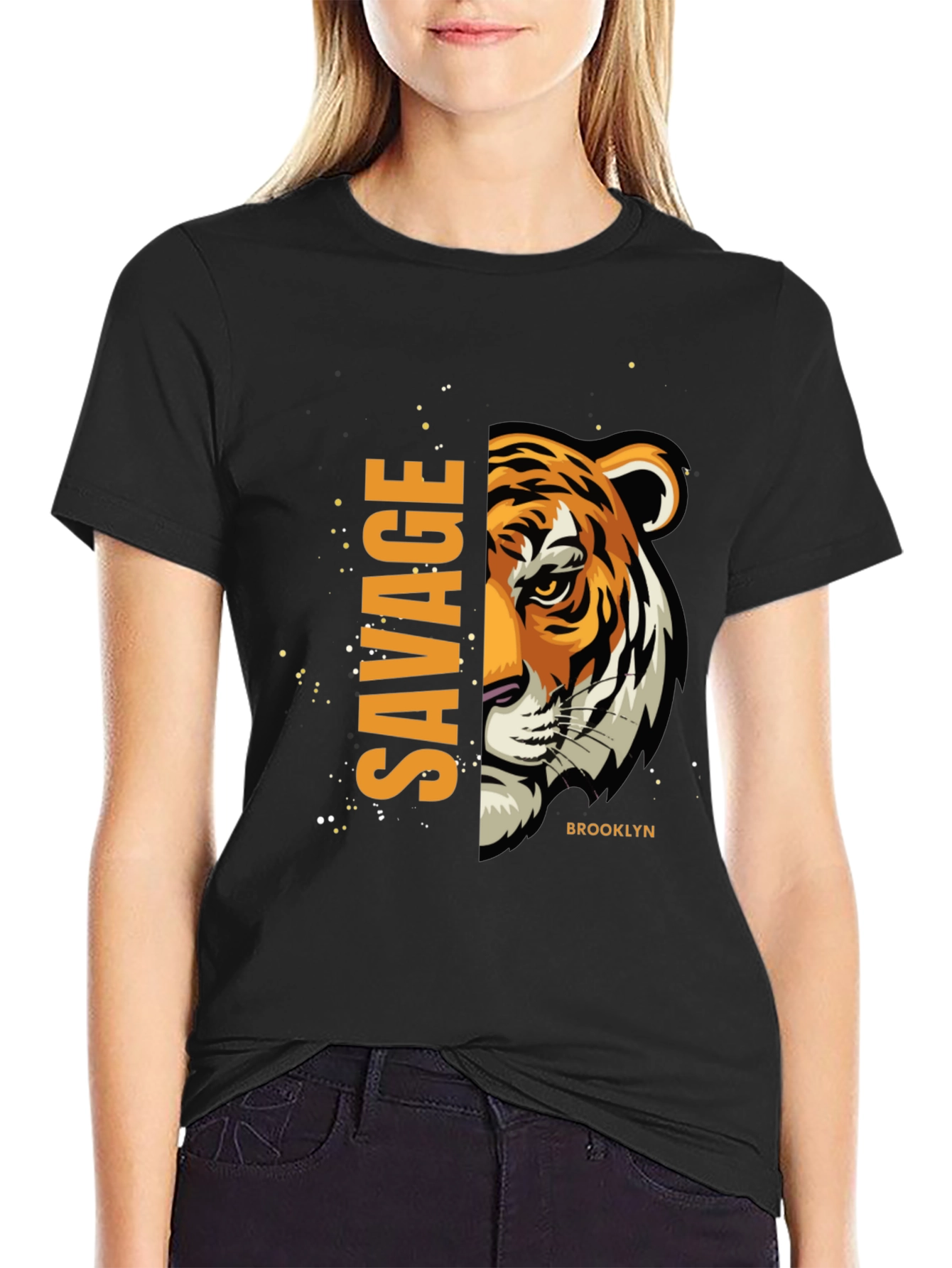 Savage Tiger Graphic Tee - Brooklyn