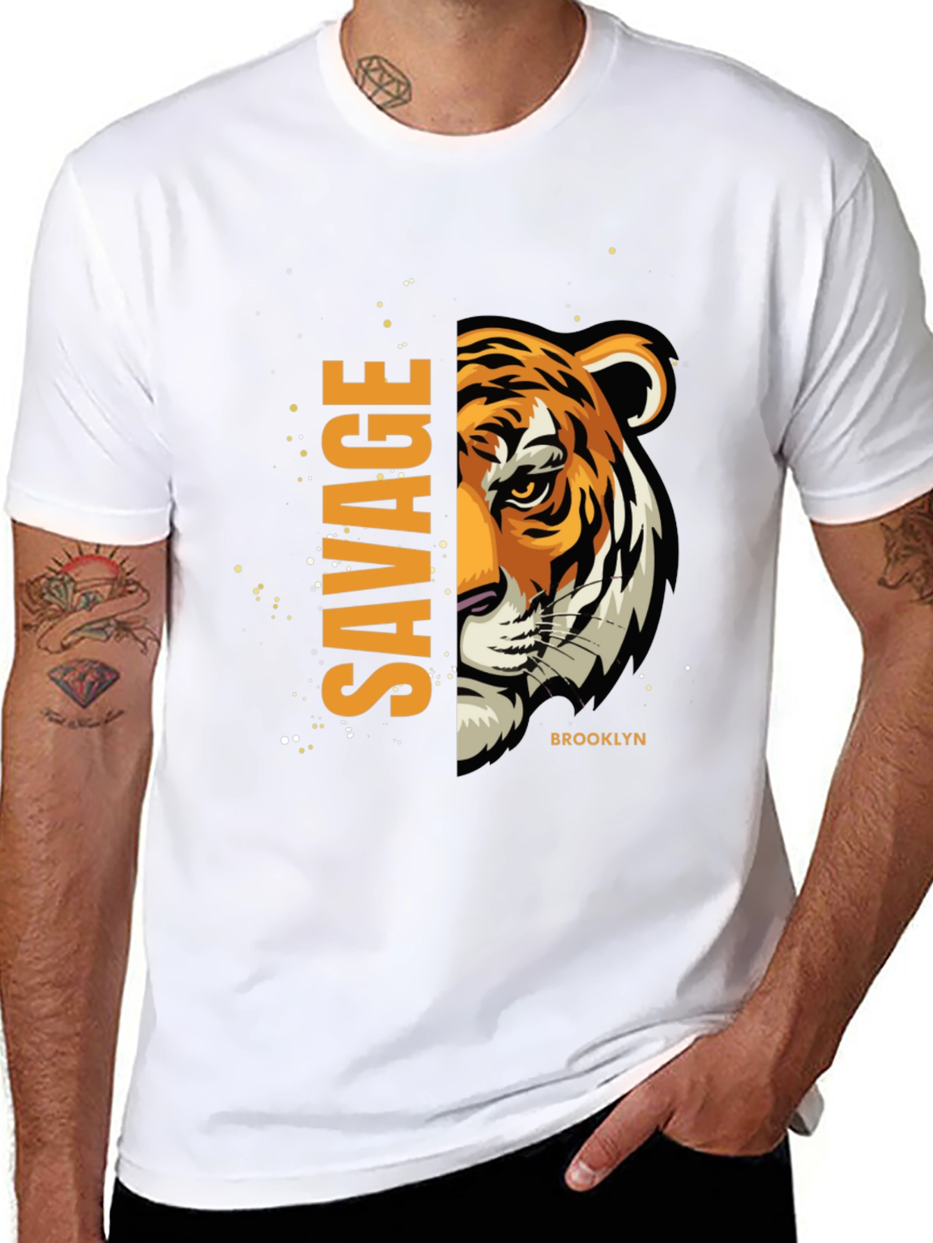 Savage Tiger Graphic Tee - Brooklyn