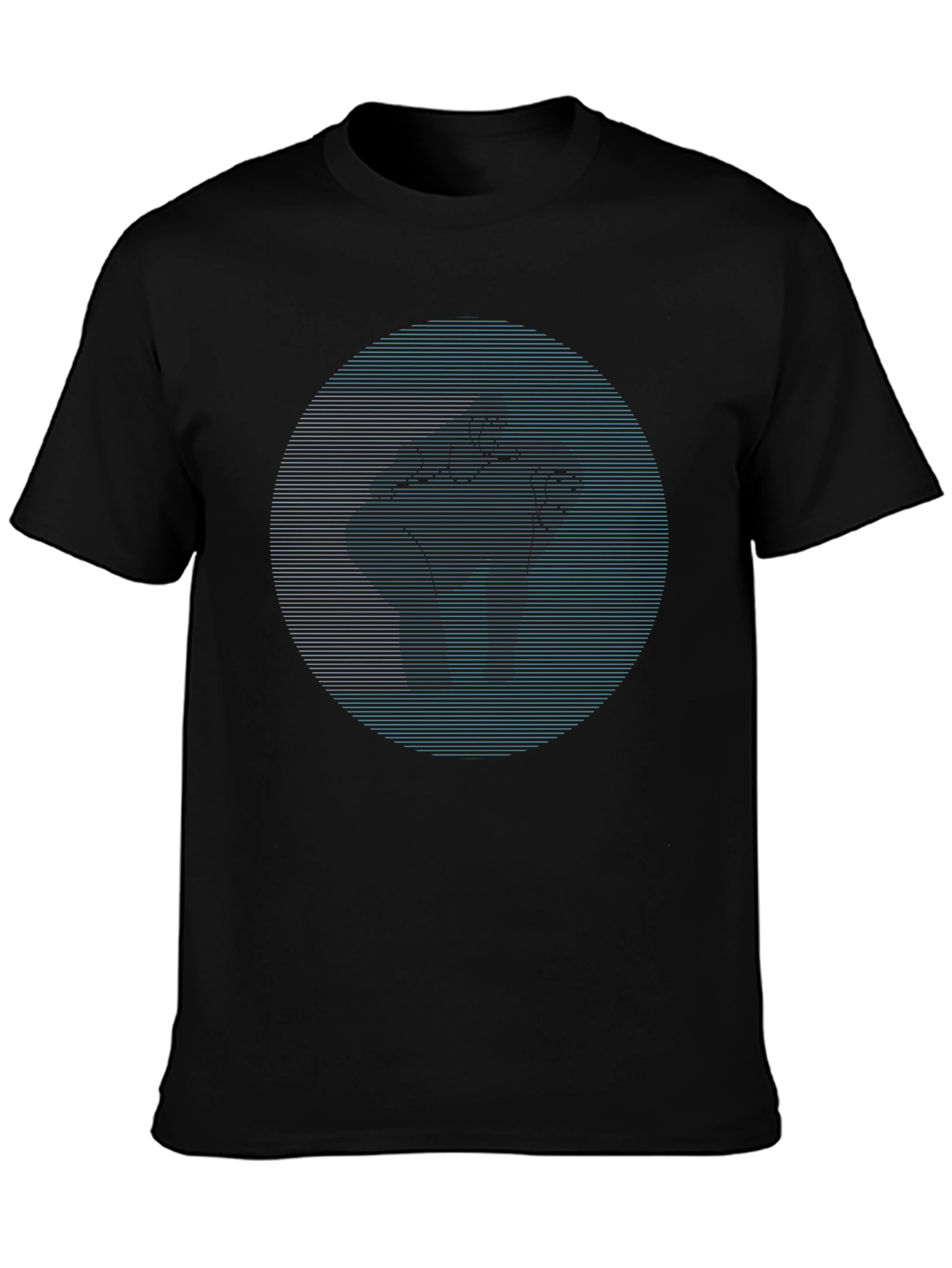 Abstract Fist Graphic Black T-Shirt