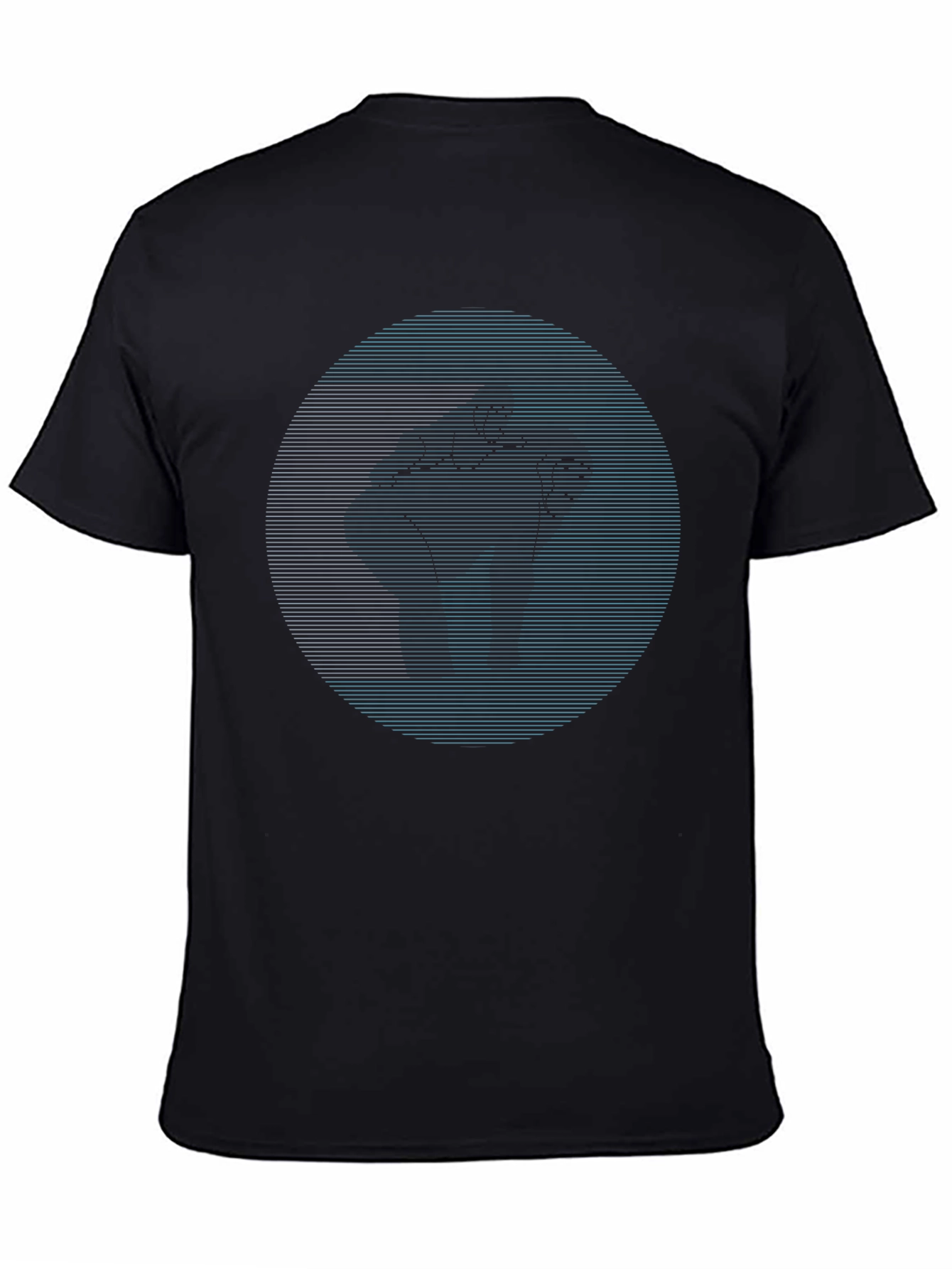 Abstract Fist Graphic Black T-Shirt