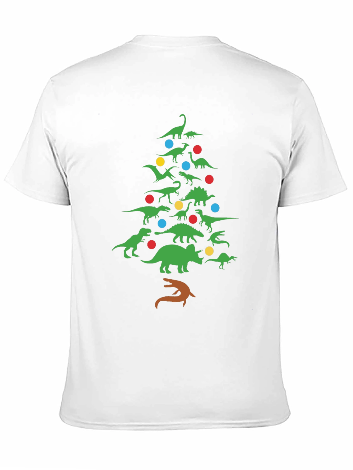 Dinosaur Christmas Tree T-Shirt