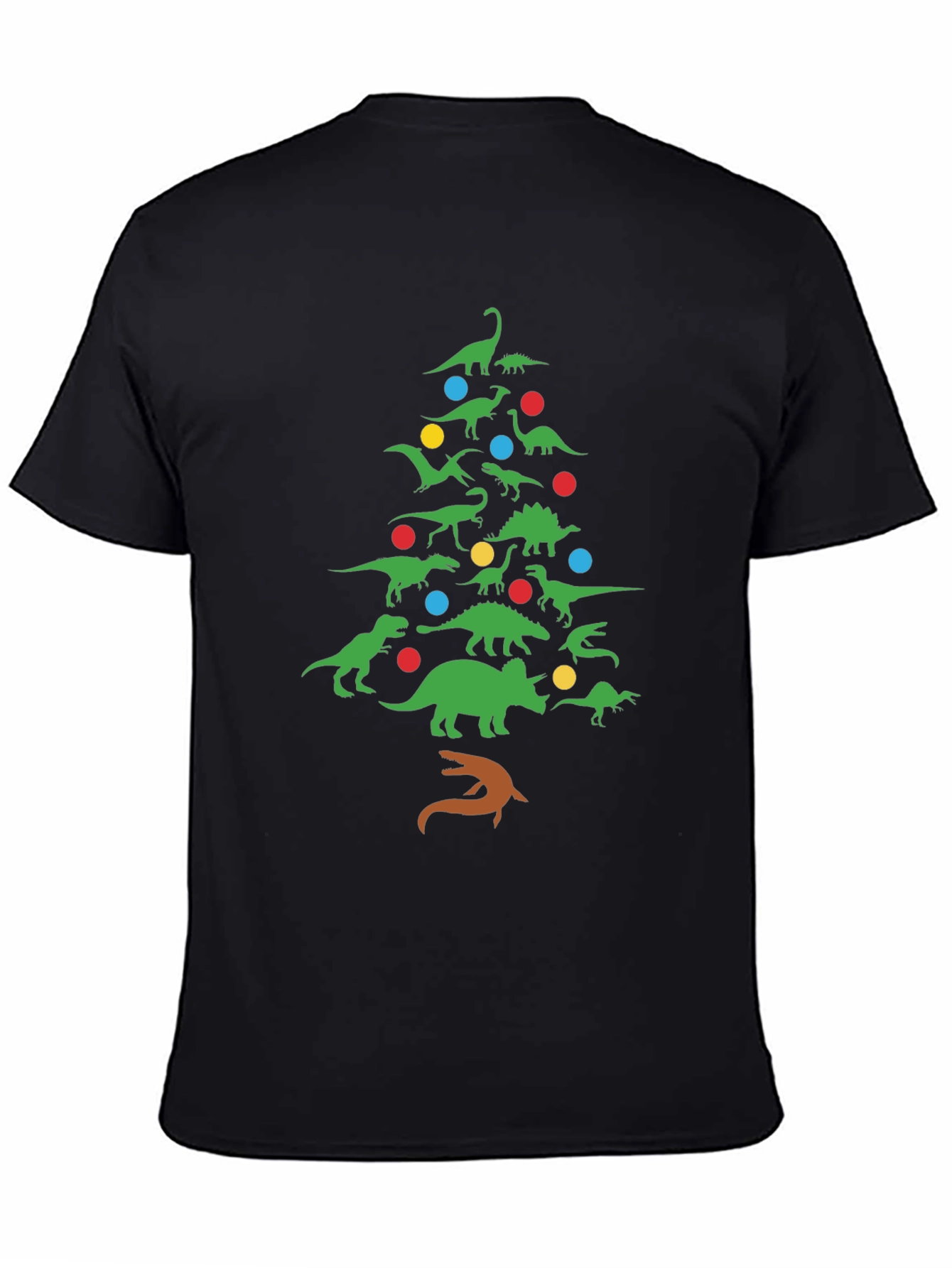 Dinosaur Christmas Tree T-Shirt