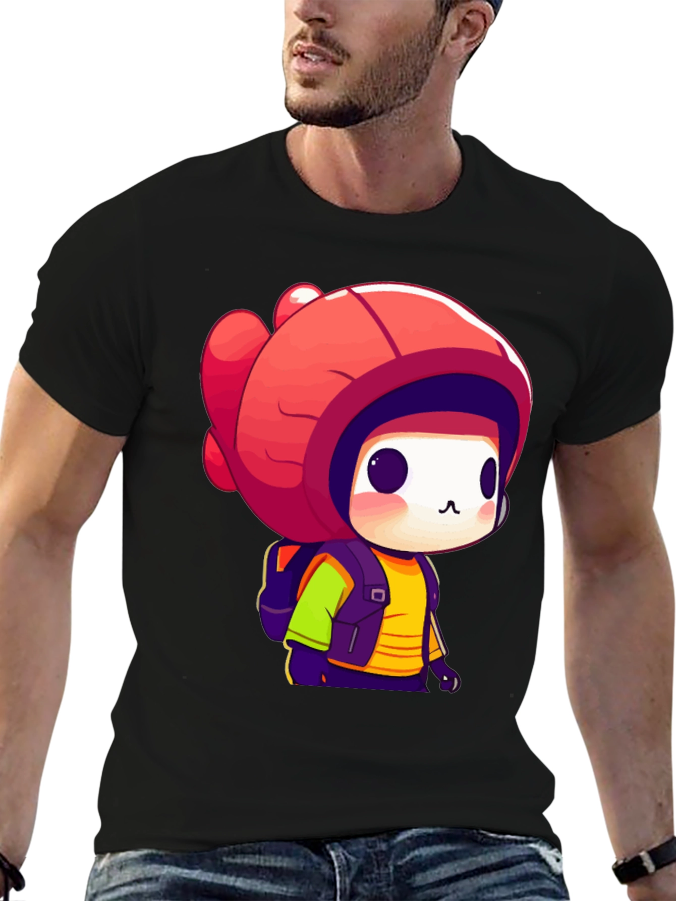 Cute Chibi Character Graphic Tee