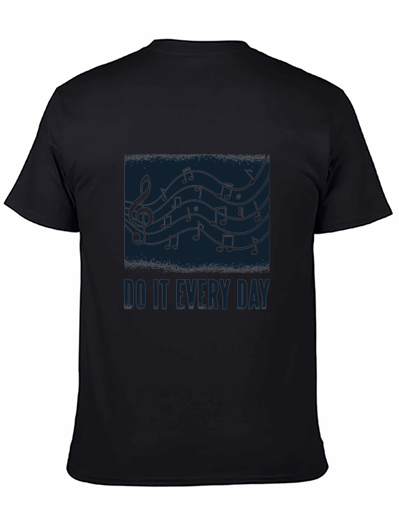 Music Notes Graphic Tee - Do It Every Day