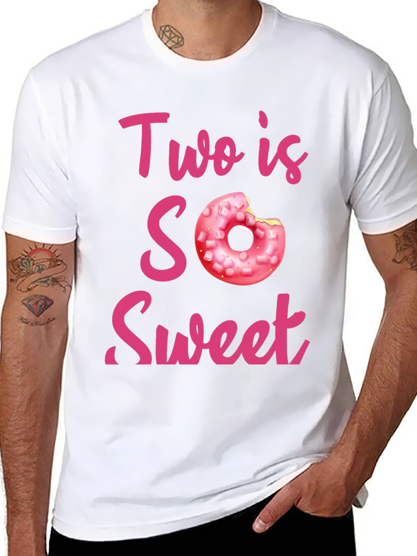 Two is So Sweet Donut Birthday T-Shirt