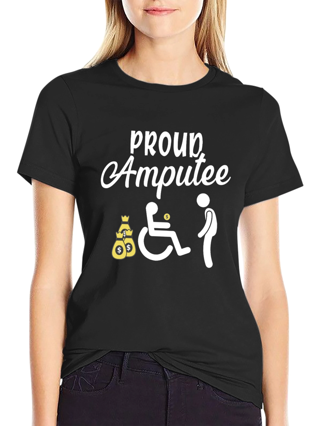 Proud Amputee Graphic Tee - Unique Design