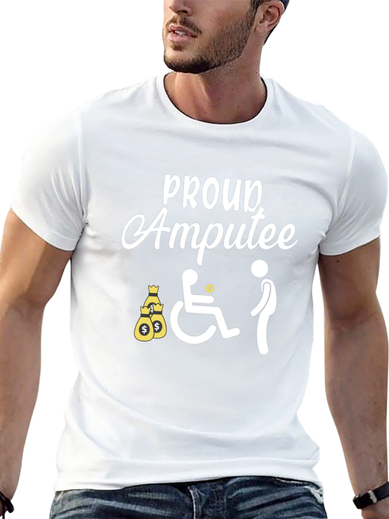 Proud Amputee Graphic Tee - Unique Design