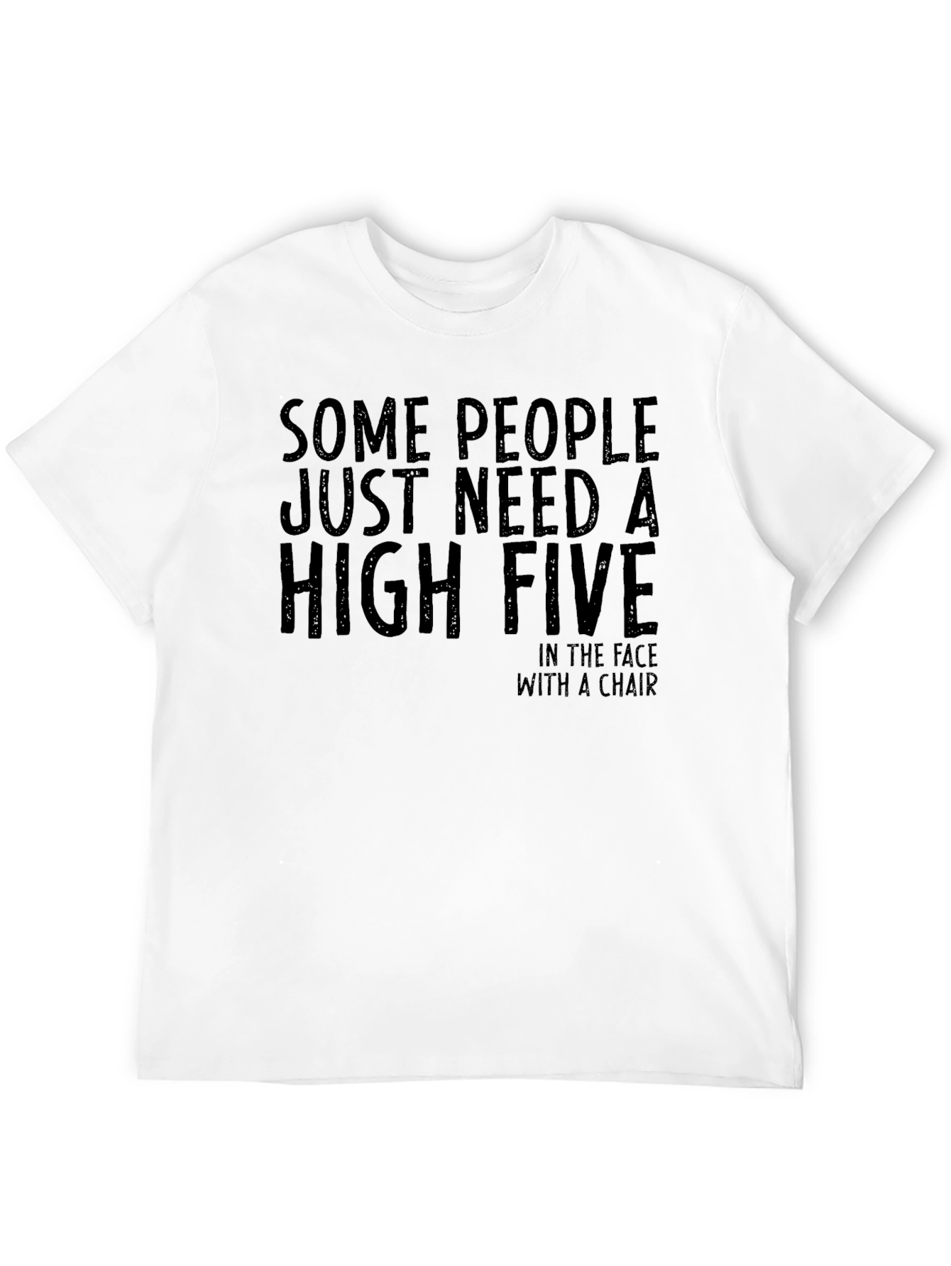 Humorous High Five Graphic Tee