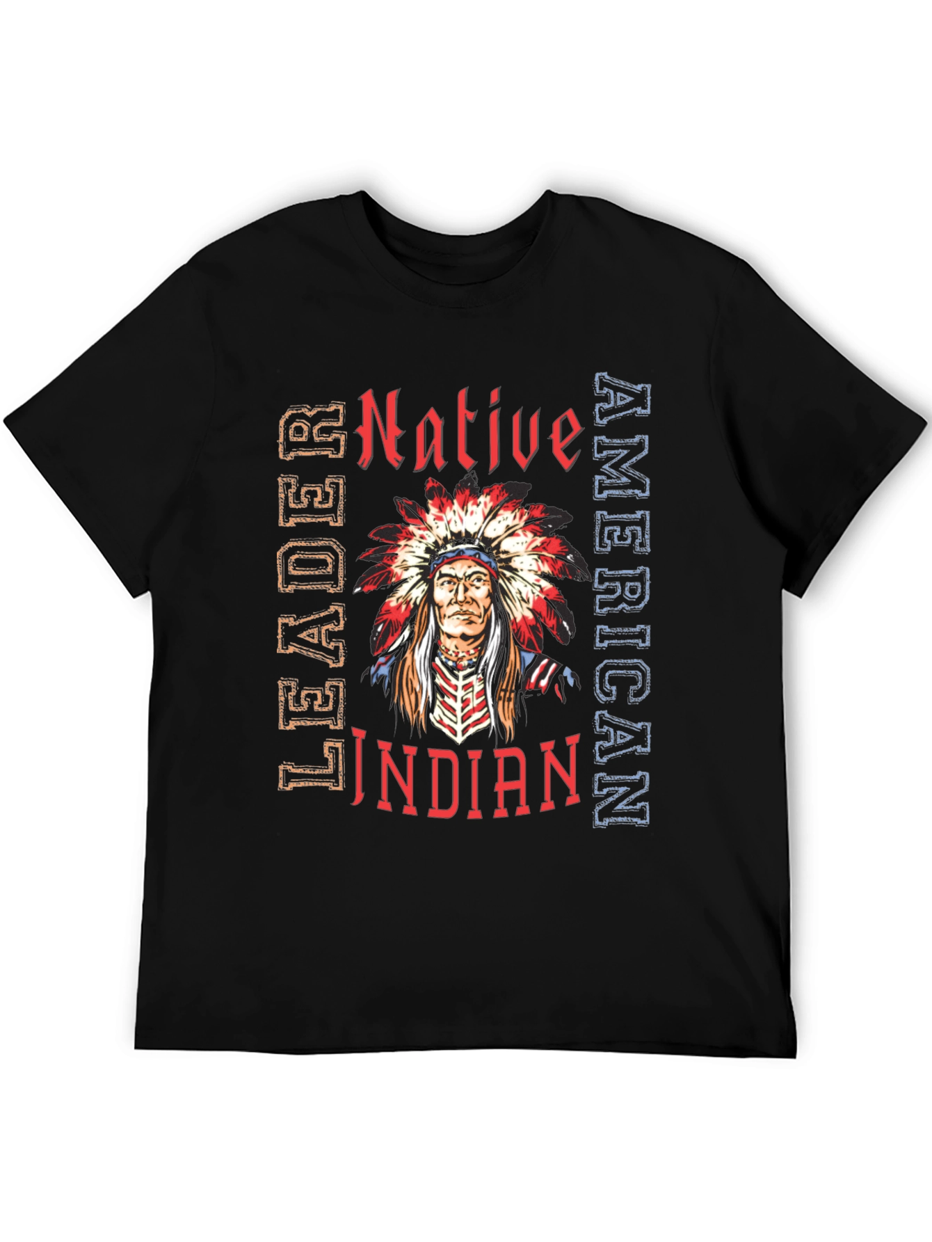 Native American Leader Indian Graphic T-Shirt