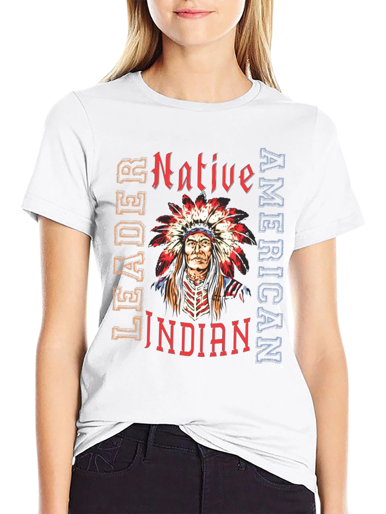 Native American Leader Indian Graphic T-Shirt