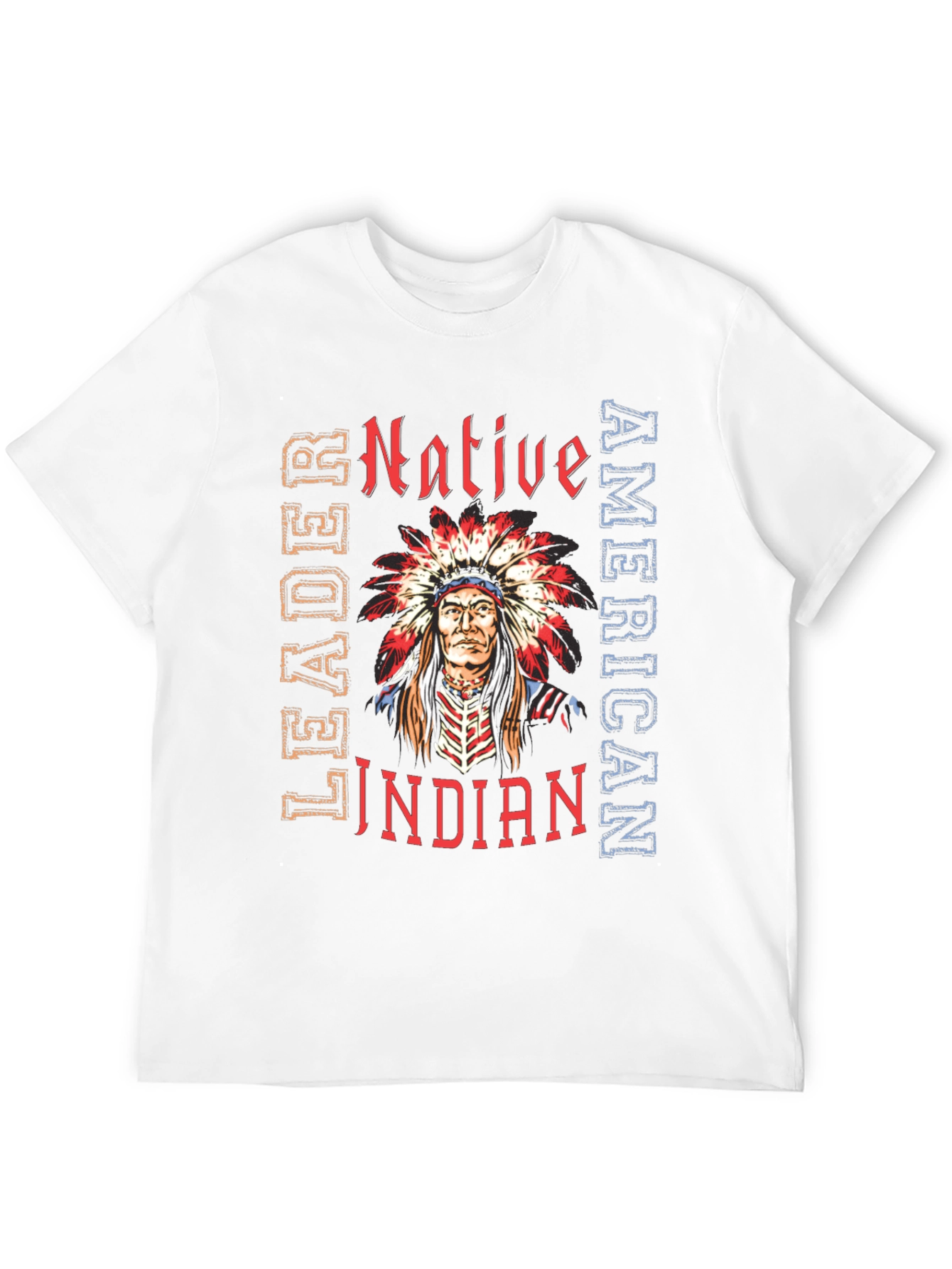 Native American Leader Indian Graphic T-Shirt