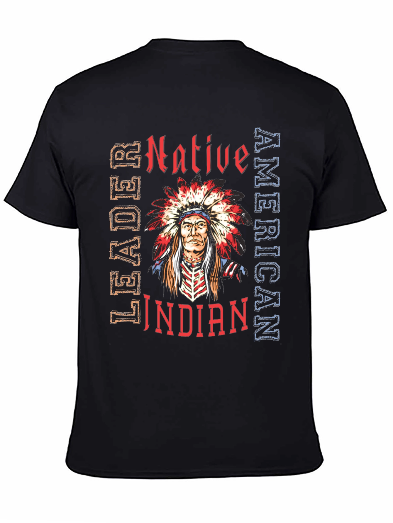 Native American Leader Indian Graphic T-Shirt