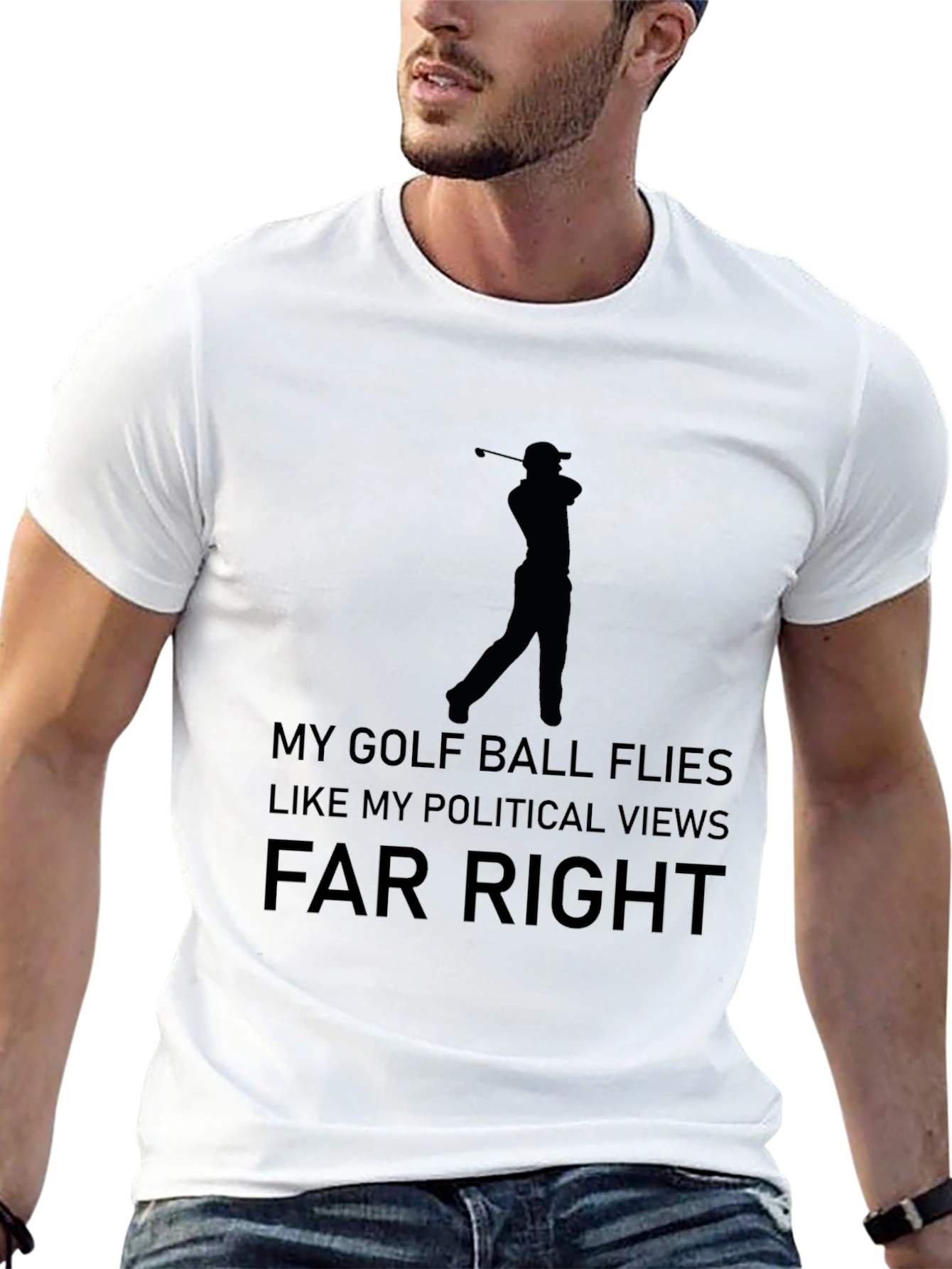 Golf & Politics T-Shirt: Far Right Humor Tee
