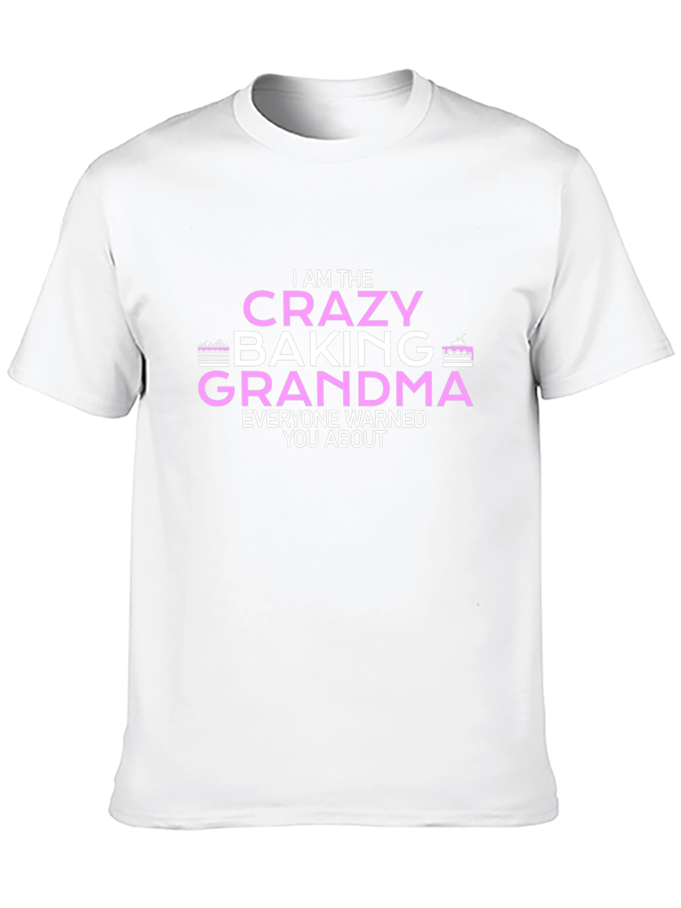 Crazy Baking Grandma T-Shirt Funny Graphic Tee