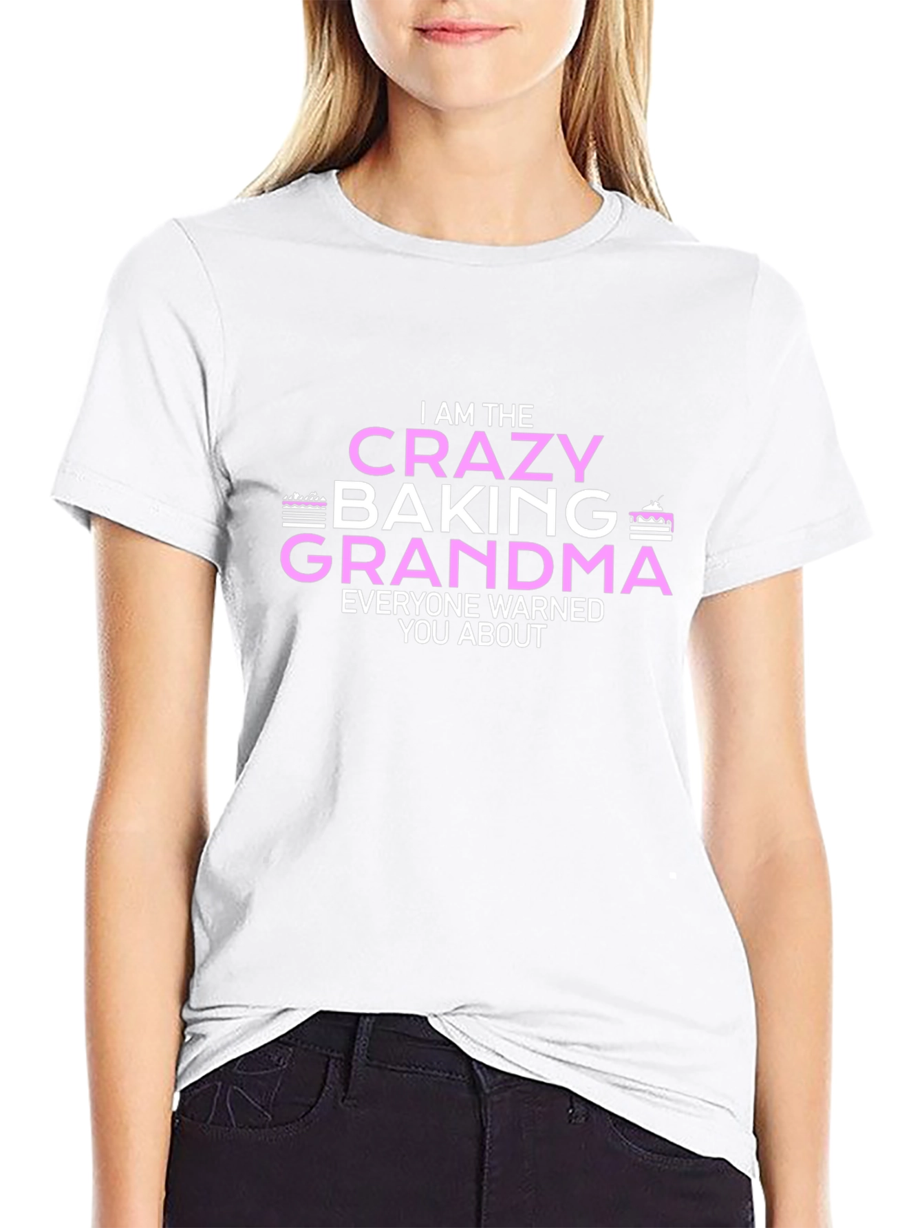 Crazy Baking Grandma T-Shirt Funny Graphic Tee