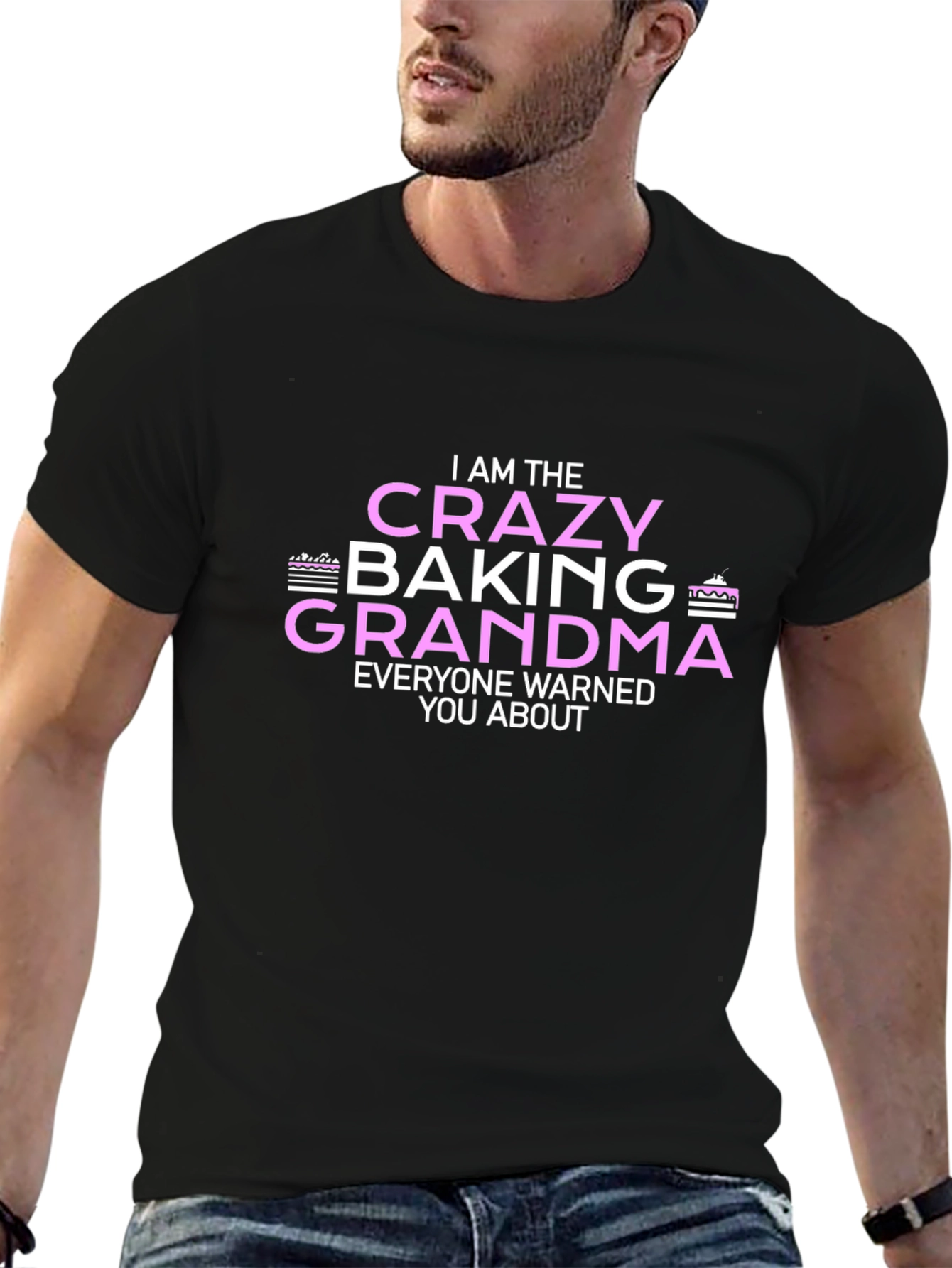 Crazy Baking Grandma T-Shirt Funny Graphic Tee