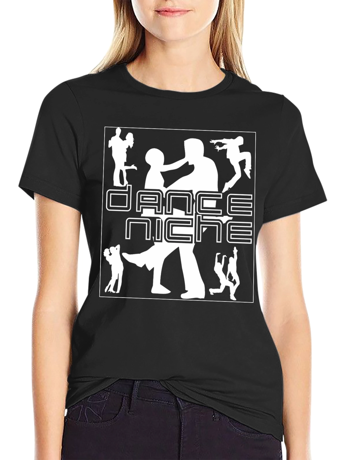 Dance Niche T-Shirt - Black Graphic Tee