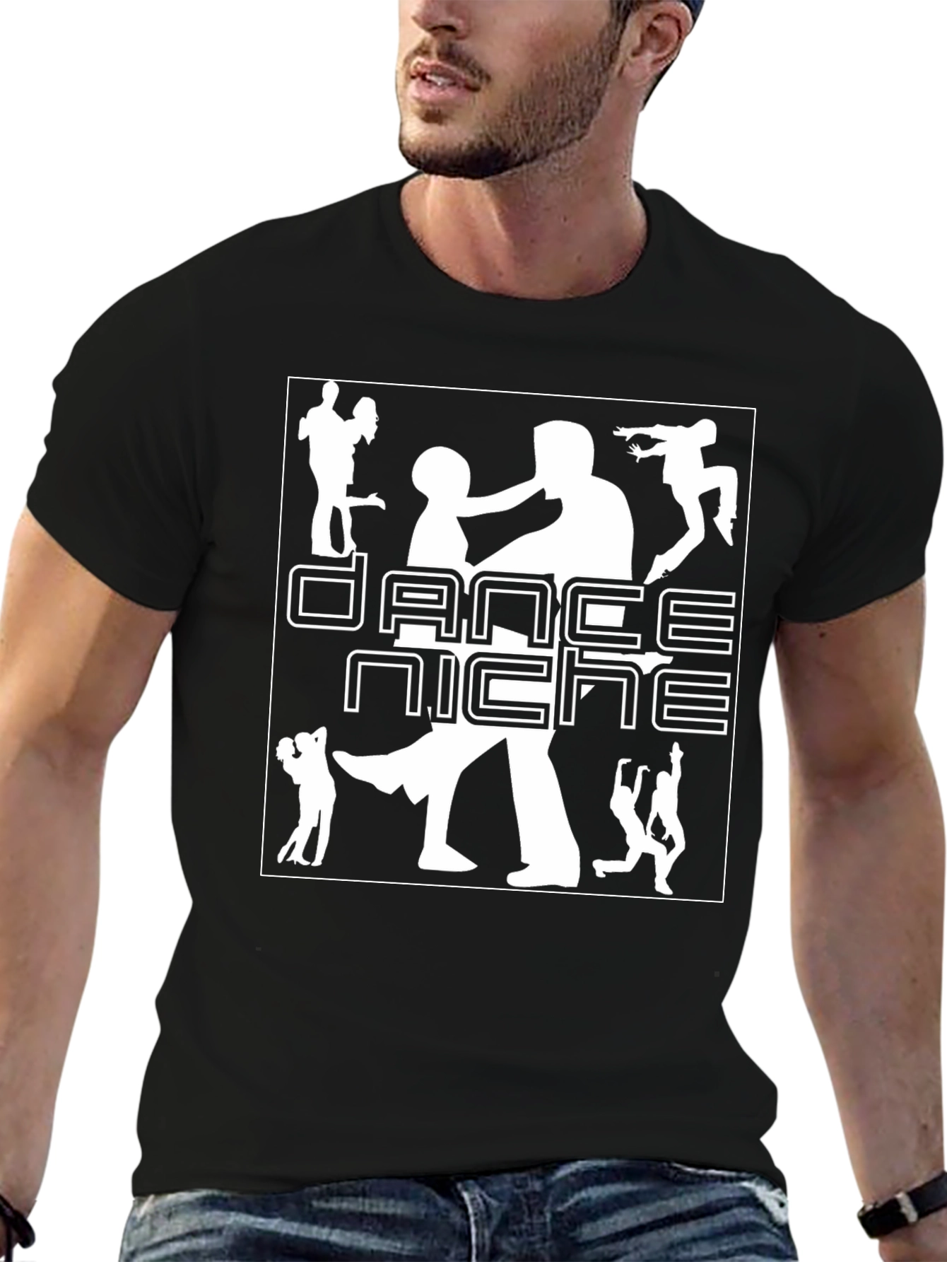 Dance Niche T-Shirt - Black Graphic Tee