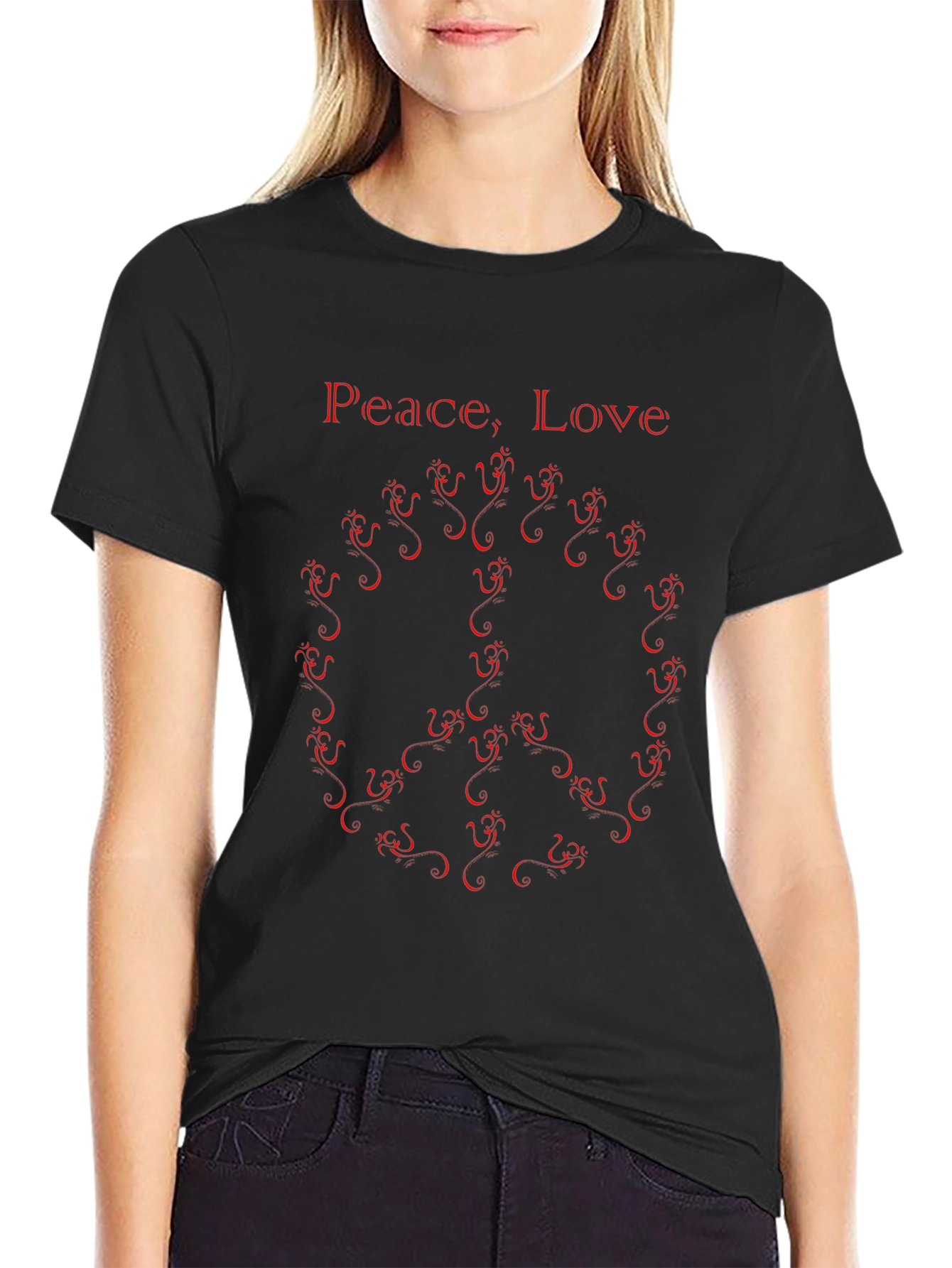 Peace and Love Graphic Tee