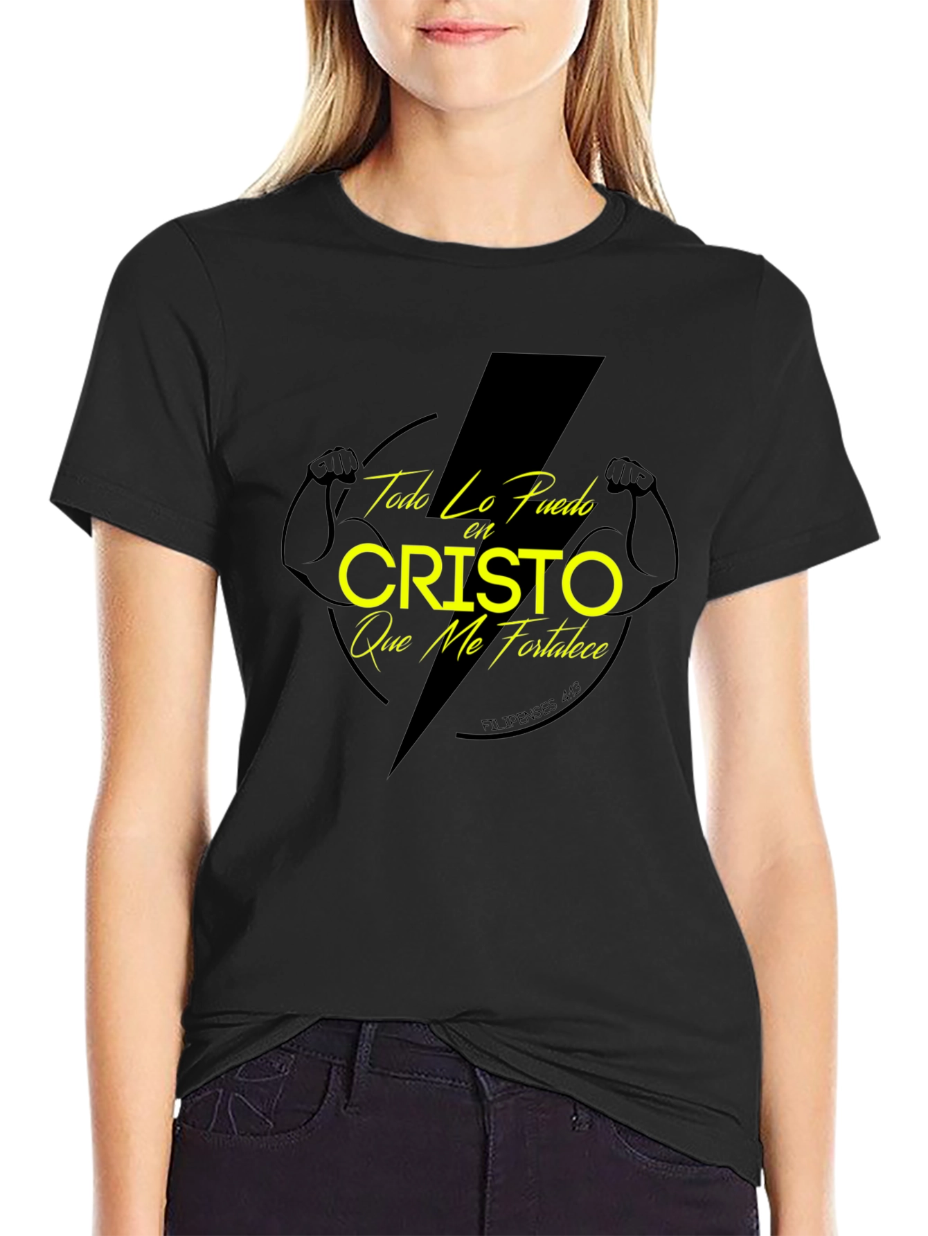 Faith-Based Strength T-Shirt: Todo Lo Puedo en Cristo