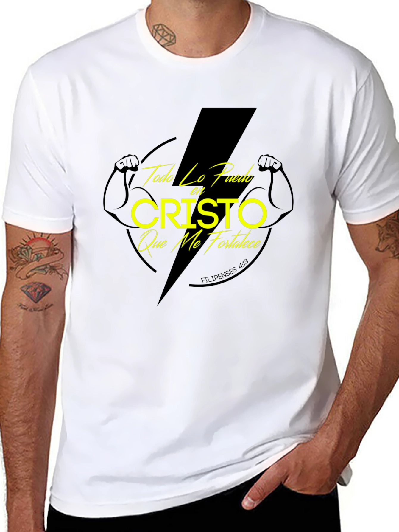 Faith-Based Strength T-Shirt: Todo Lo Puedo en Cristo