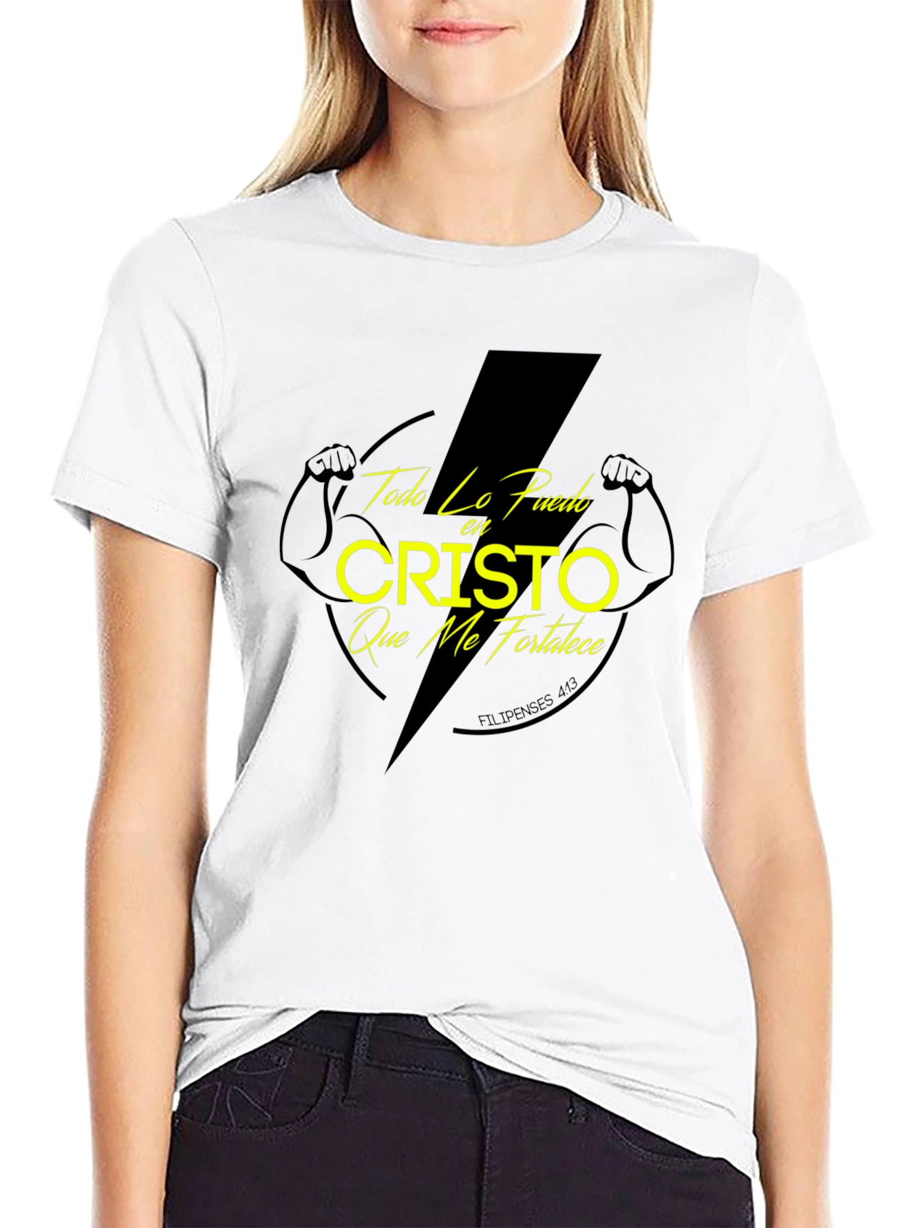 Faith-Based Strength T-Shirt: Todo Lo Puedo en Cristo