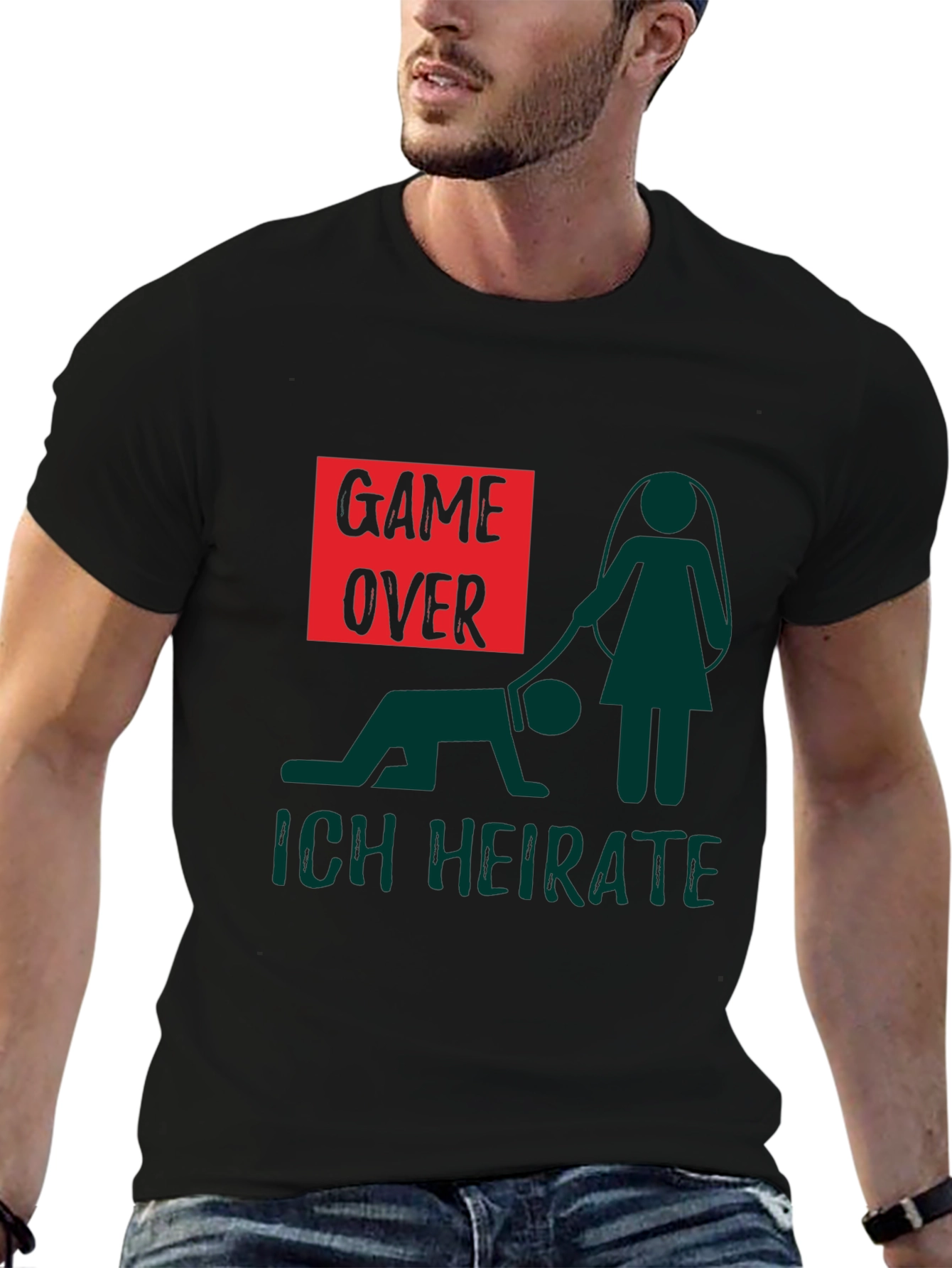 Game Over Groom T-Shirt - Funny Wedding Tee