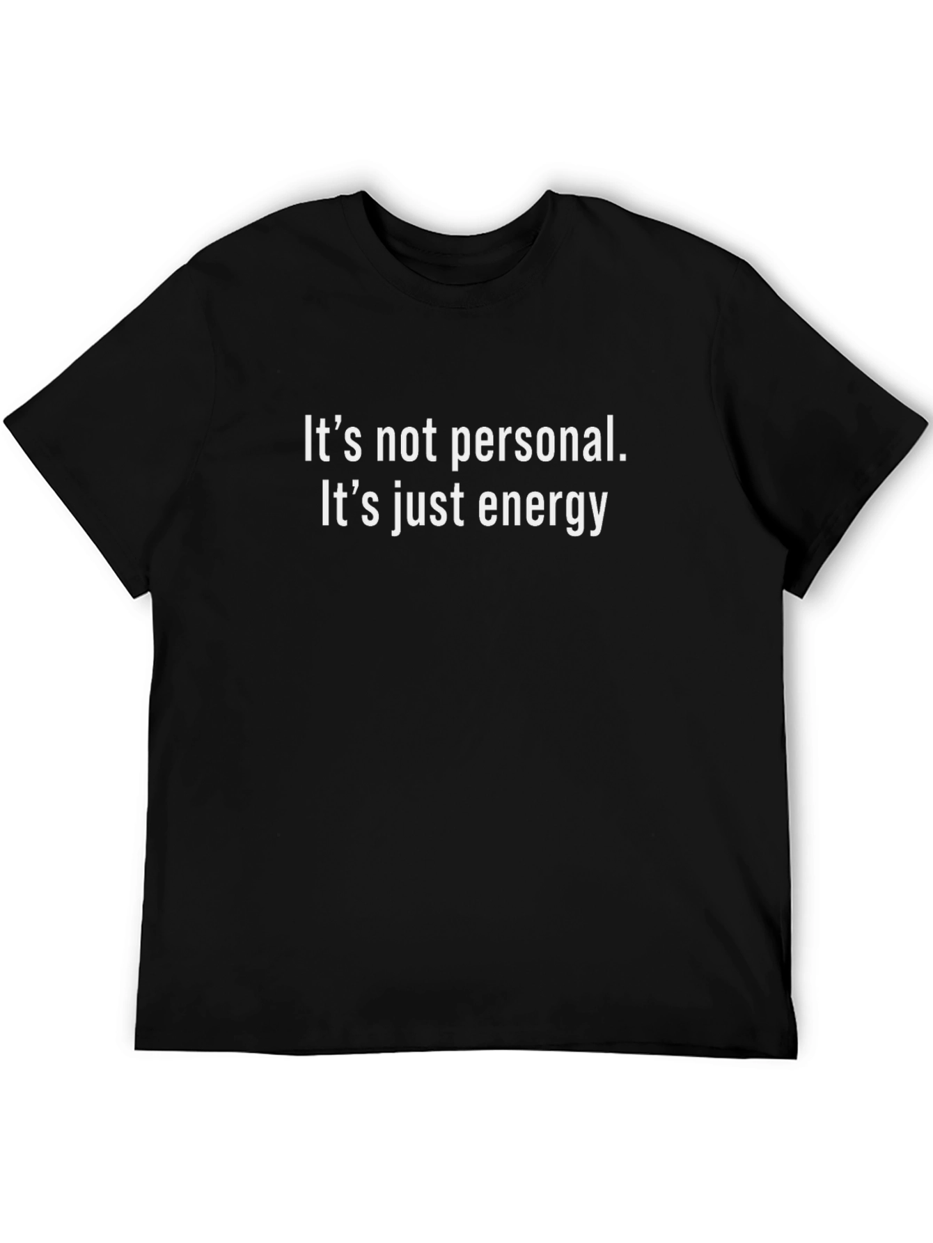 Energy Statement T-Shirt - Black
