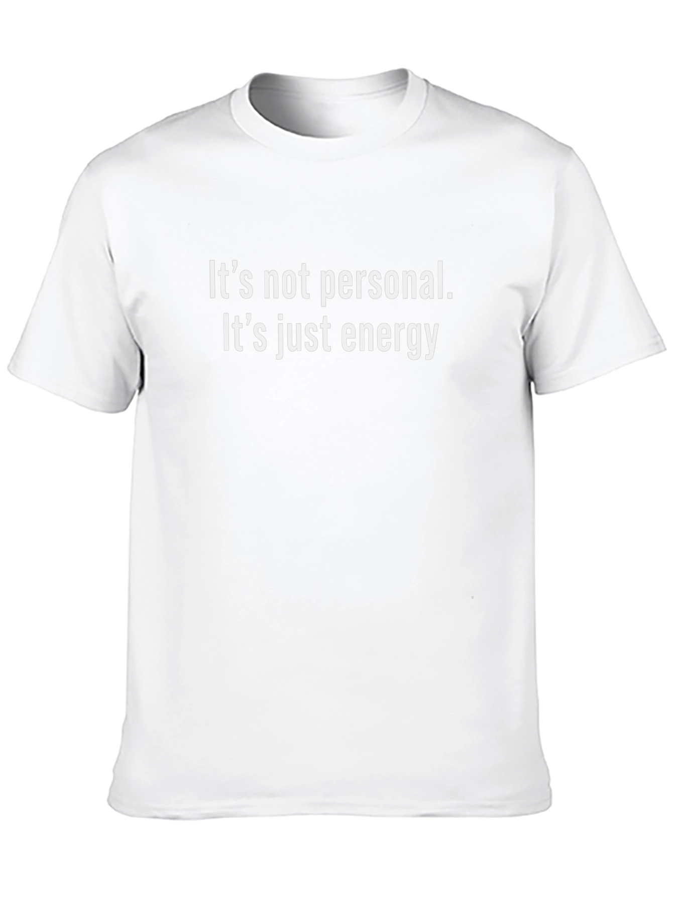 Energy Statement T-Shirt - Black