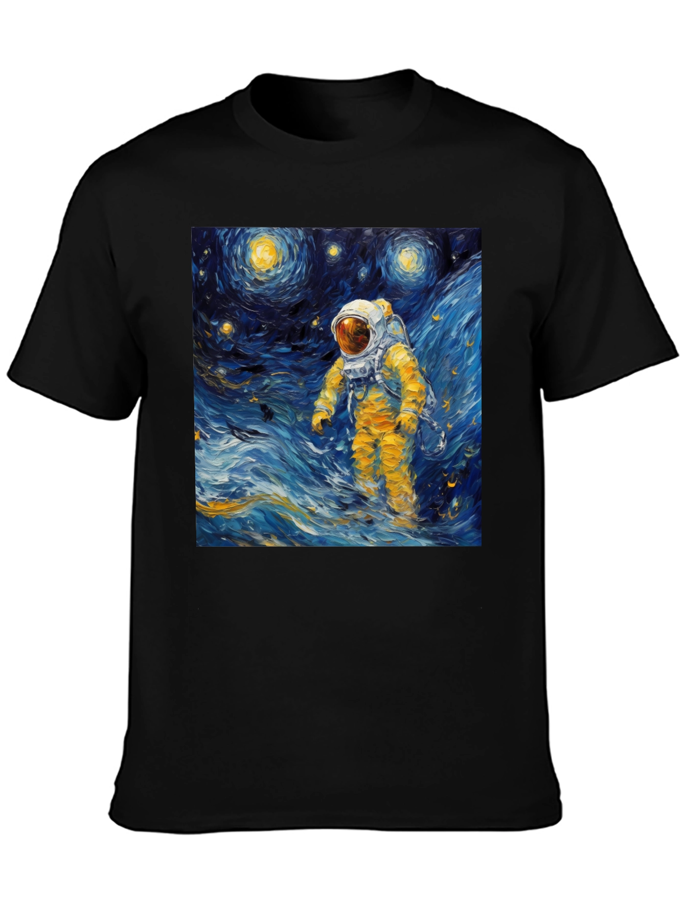 Starry Night Astronaut Graphic Tee