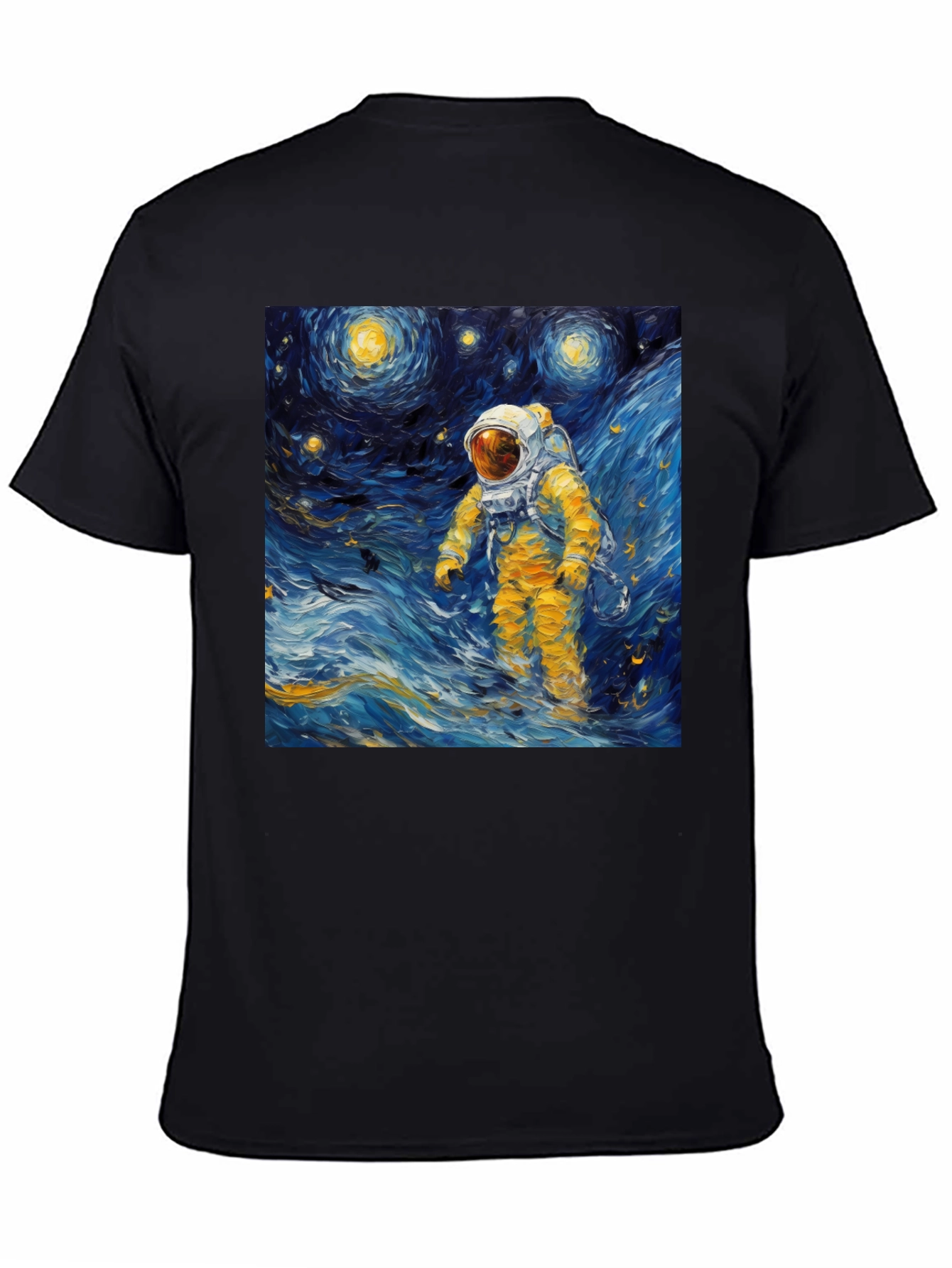 Starry Night Astronaut Graphic Tee