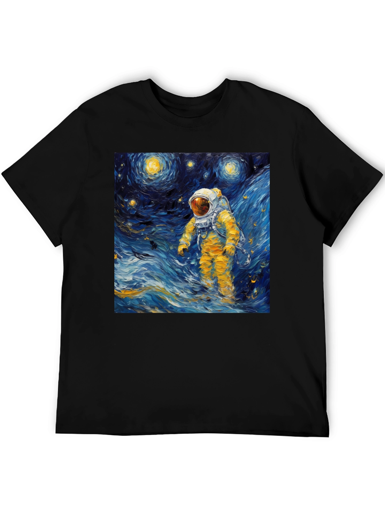 Starry Night Astronaut Graphic Tee