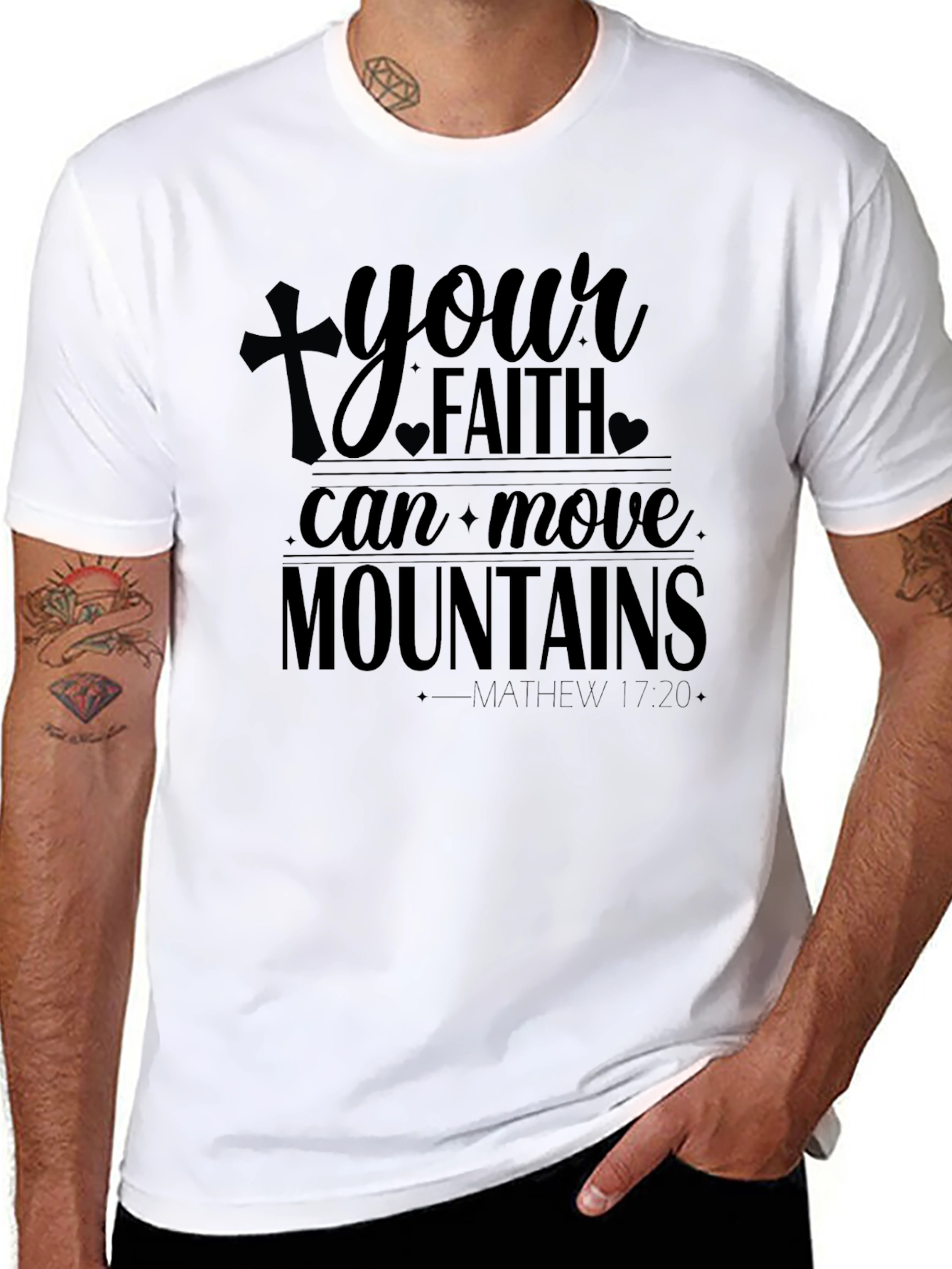 Faith Can Move Mountains Graphic Tee