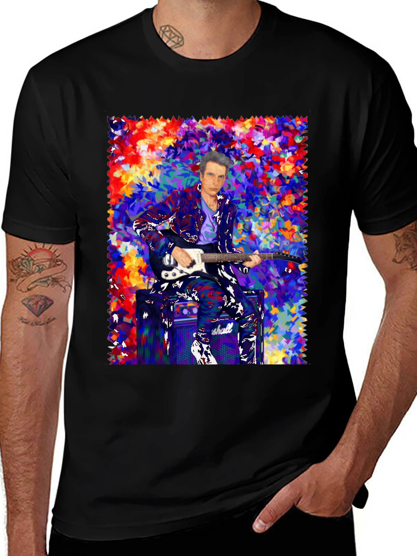 Abstract Guitarist T-Shirt