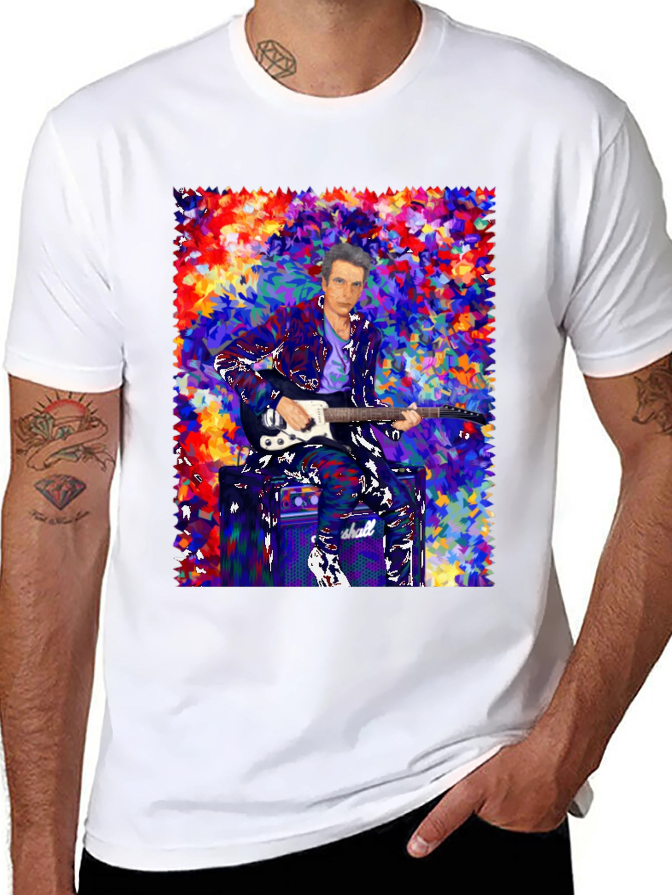 Abstract Guitarist T-Shirt