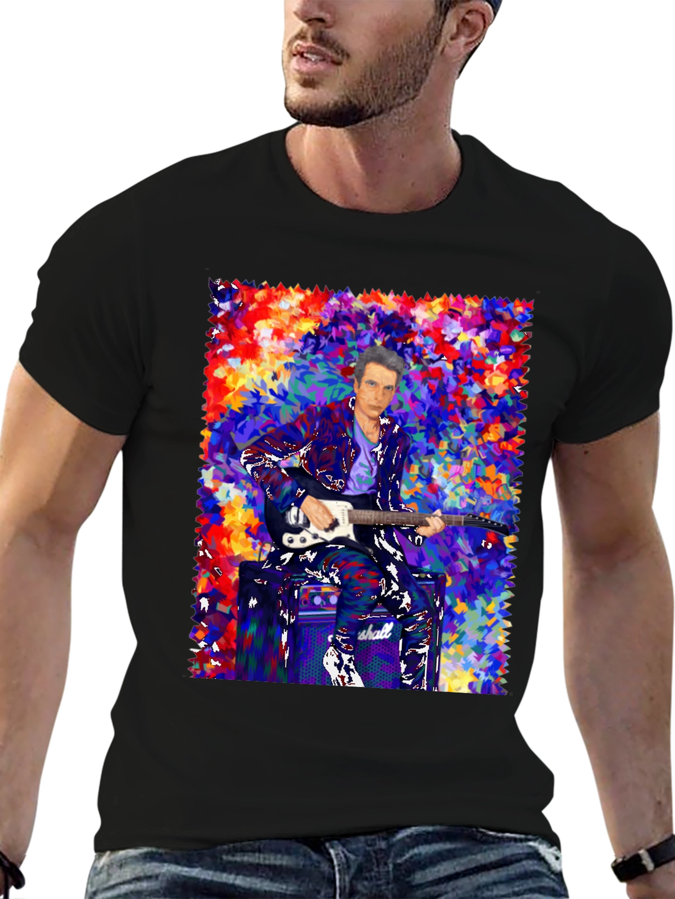 Abstract Guitarist T-Shirt