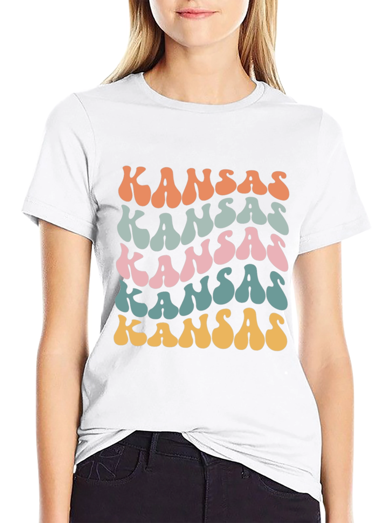 Kansas Graphic Tee - Retro State Pride