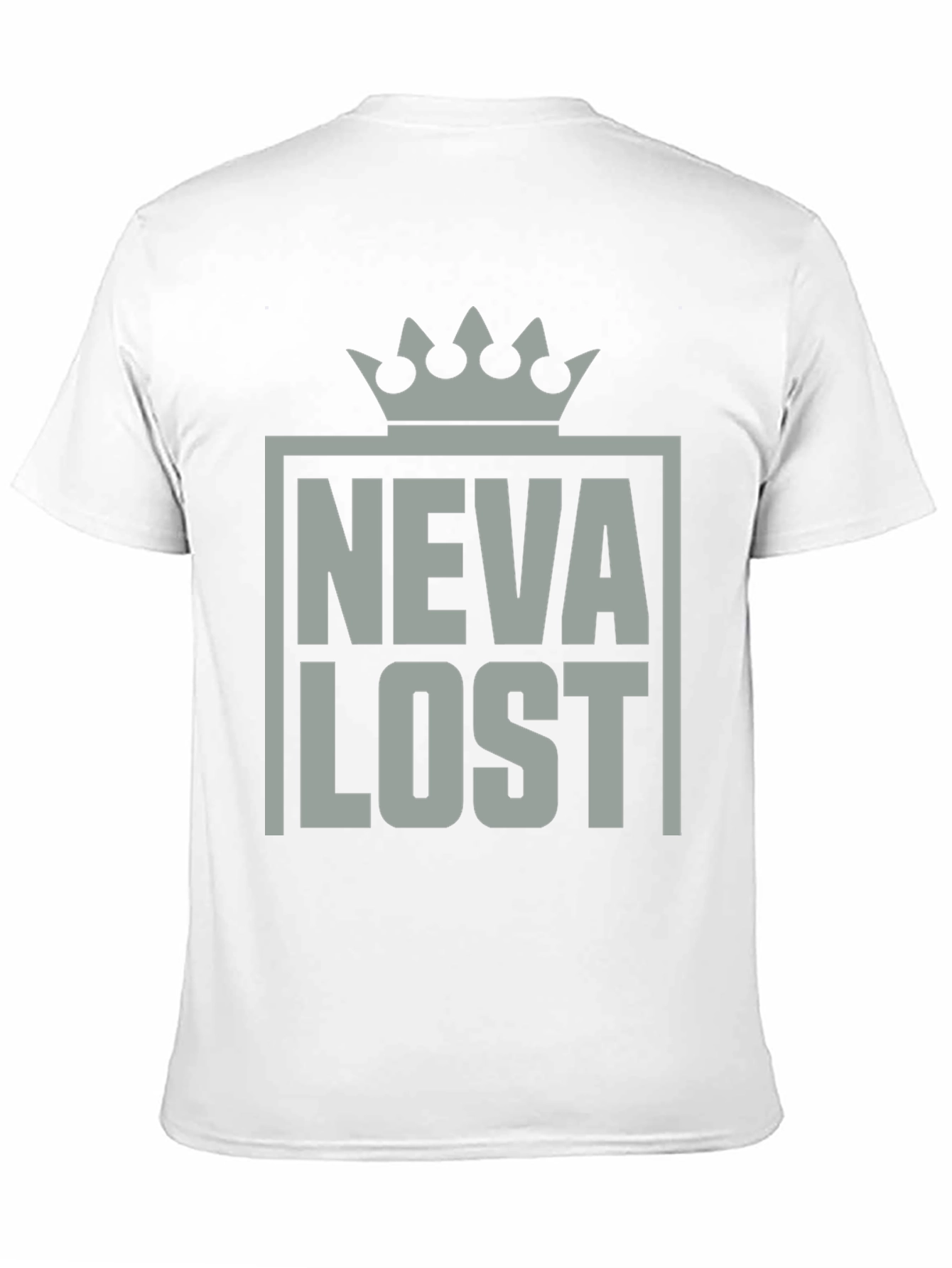 Neva Lost Graphic T-Shirt Crown Design