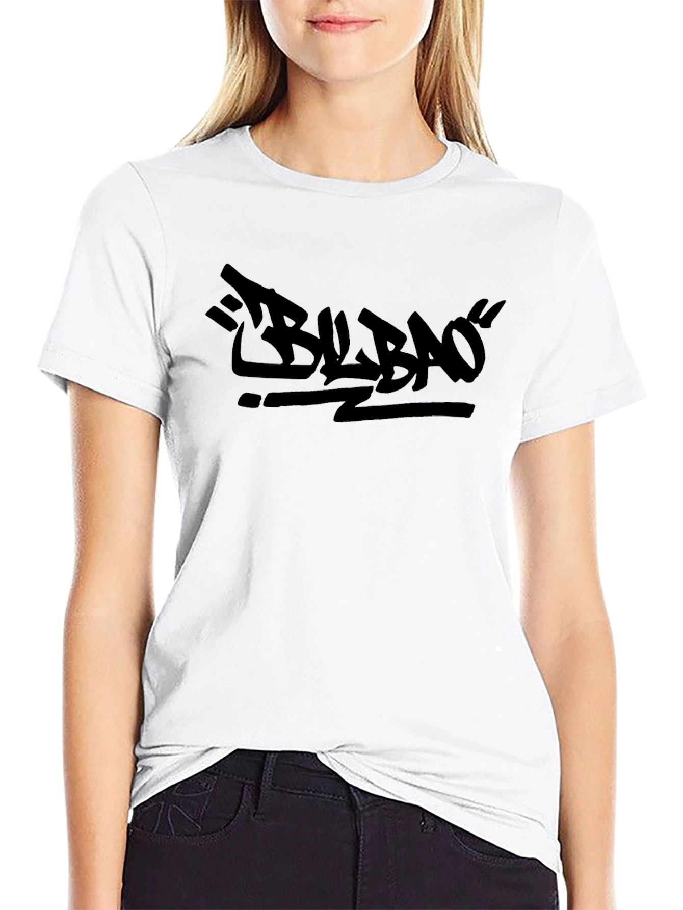 Urban Bilbao Black Graphic Tee